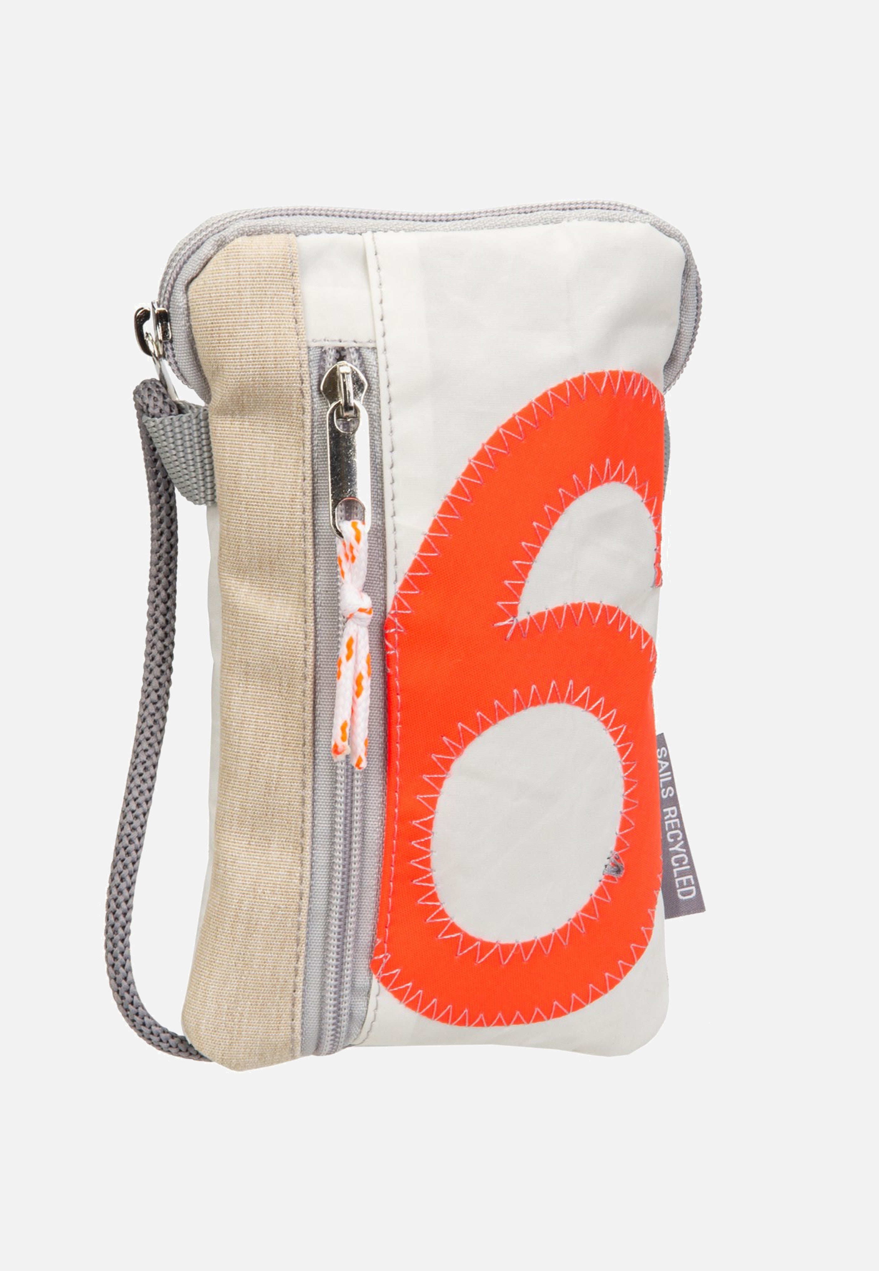 360Grad - Nautik Lütt Weiss/Sand/Zahl Orange - Phone Pouches | Neutral-Image