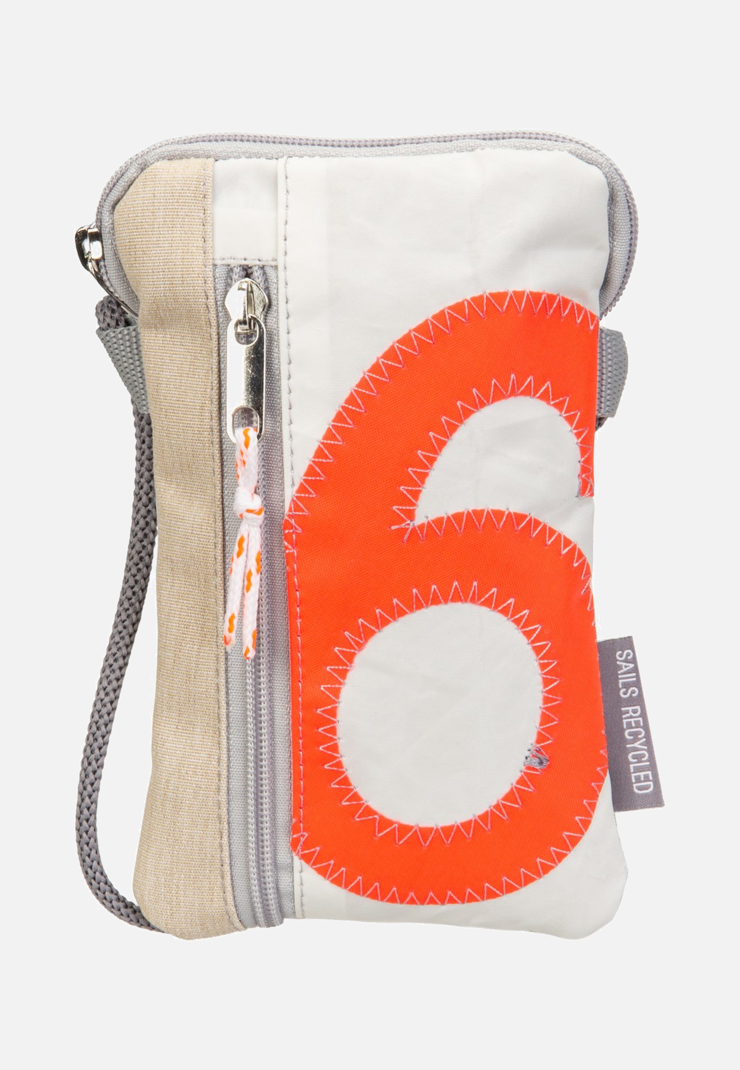 360Grad - Nautik Lütt Weiss/Sand/Zahl Orange - Phone Pouches | Neutral-Image