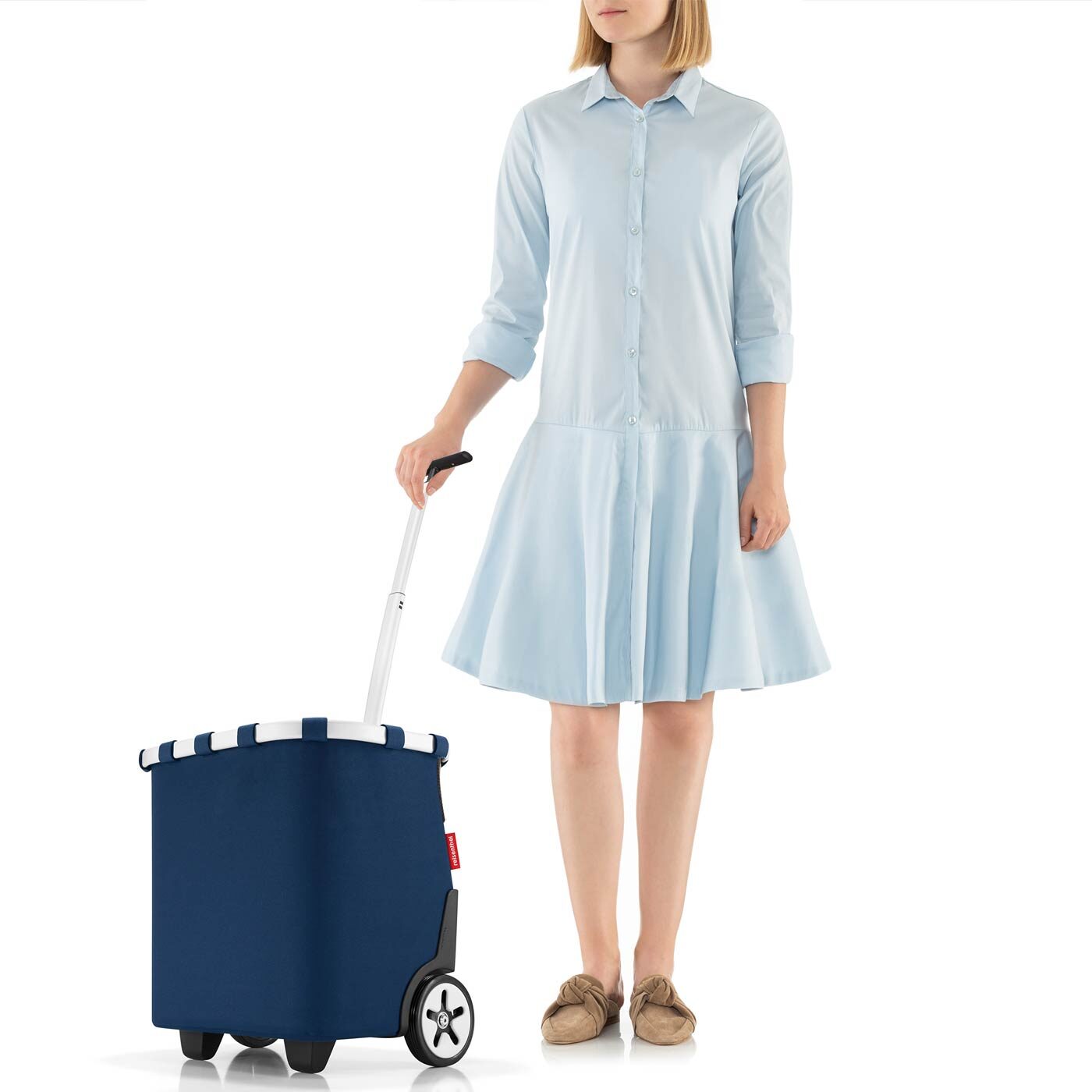 reisenthel carrycruiser uni Dark Blue Shopping Trolley – Silhouette View