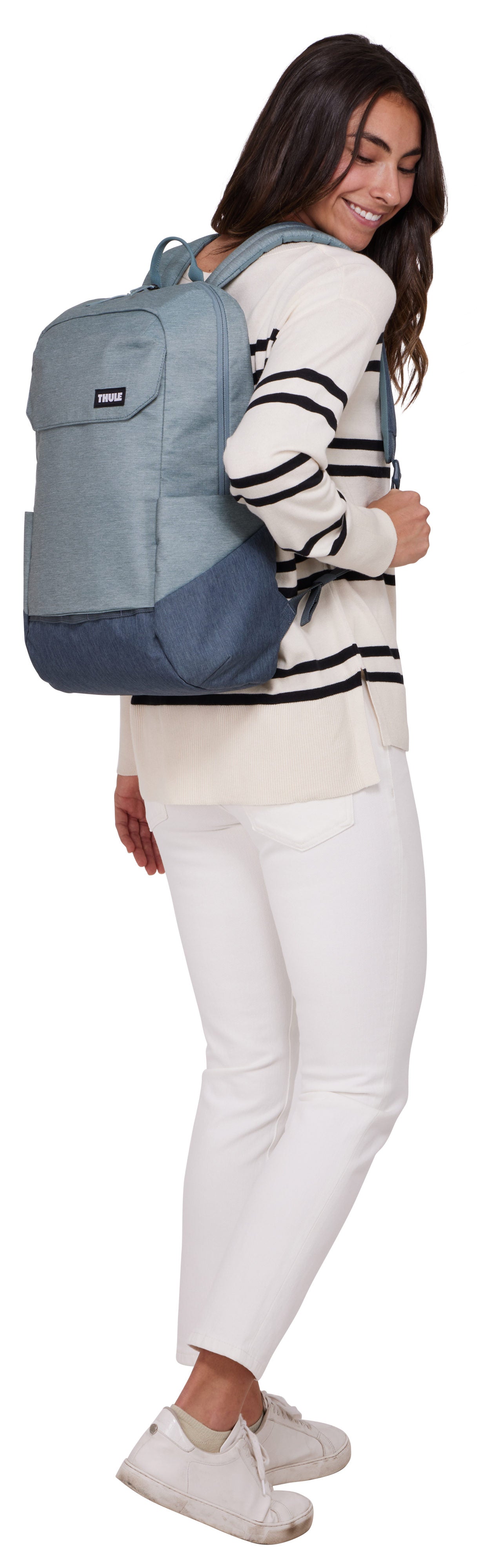 Thule Lithos 20L Pond Gray/Dark Slate Mochila – Vista Silueta