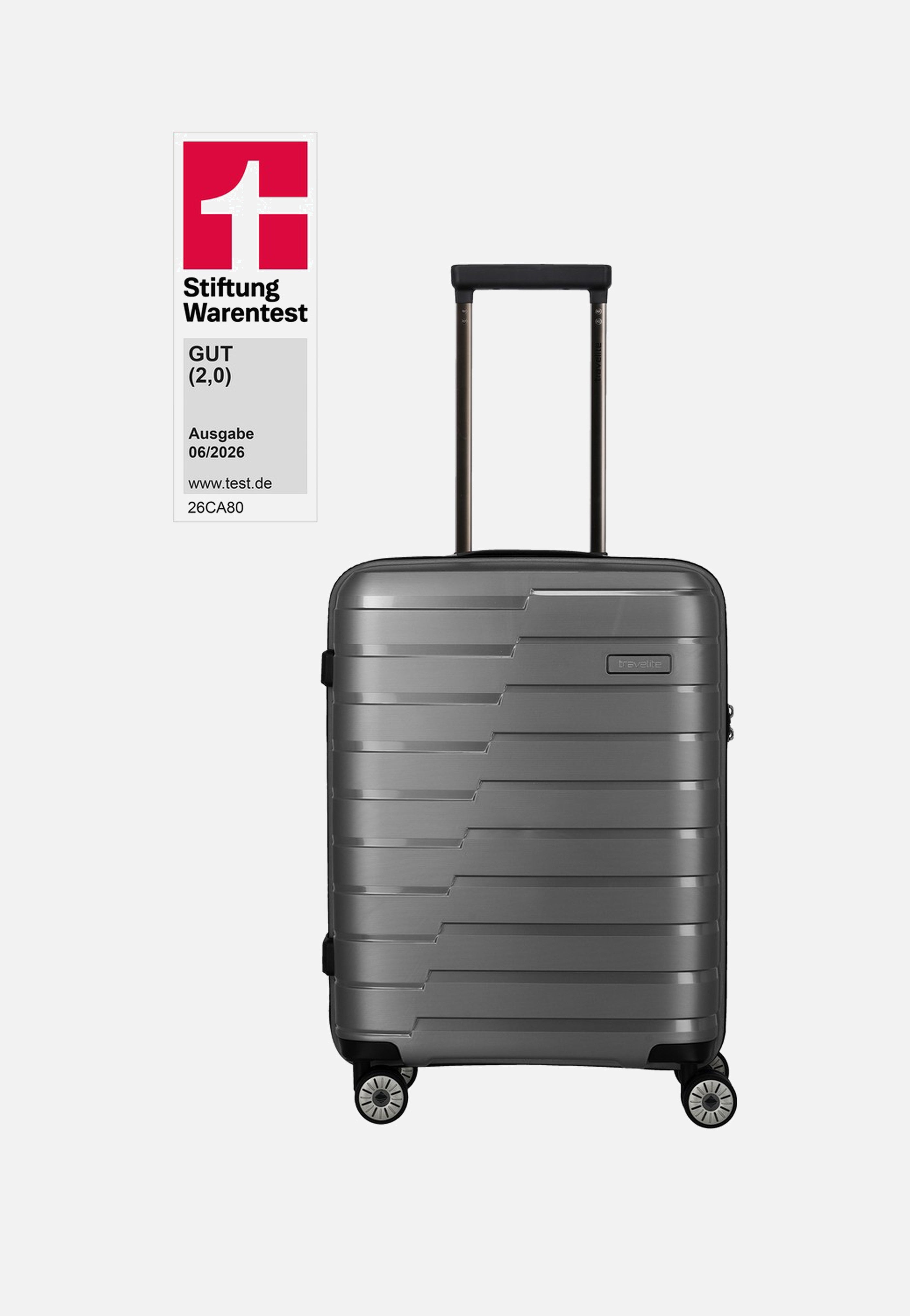 travelite Air Base 4-Rad Trolley S Anthrazit Suitcase