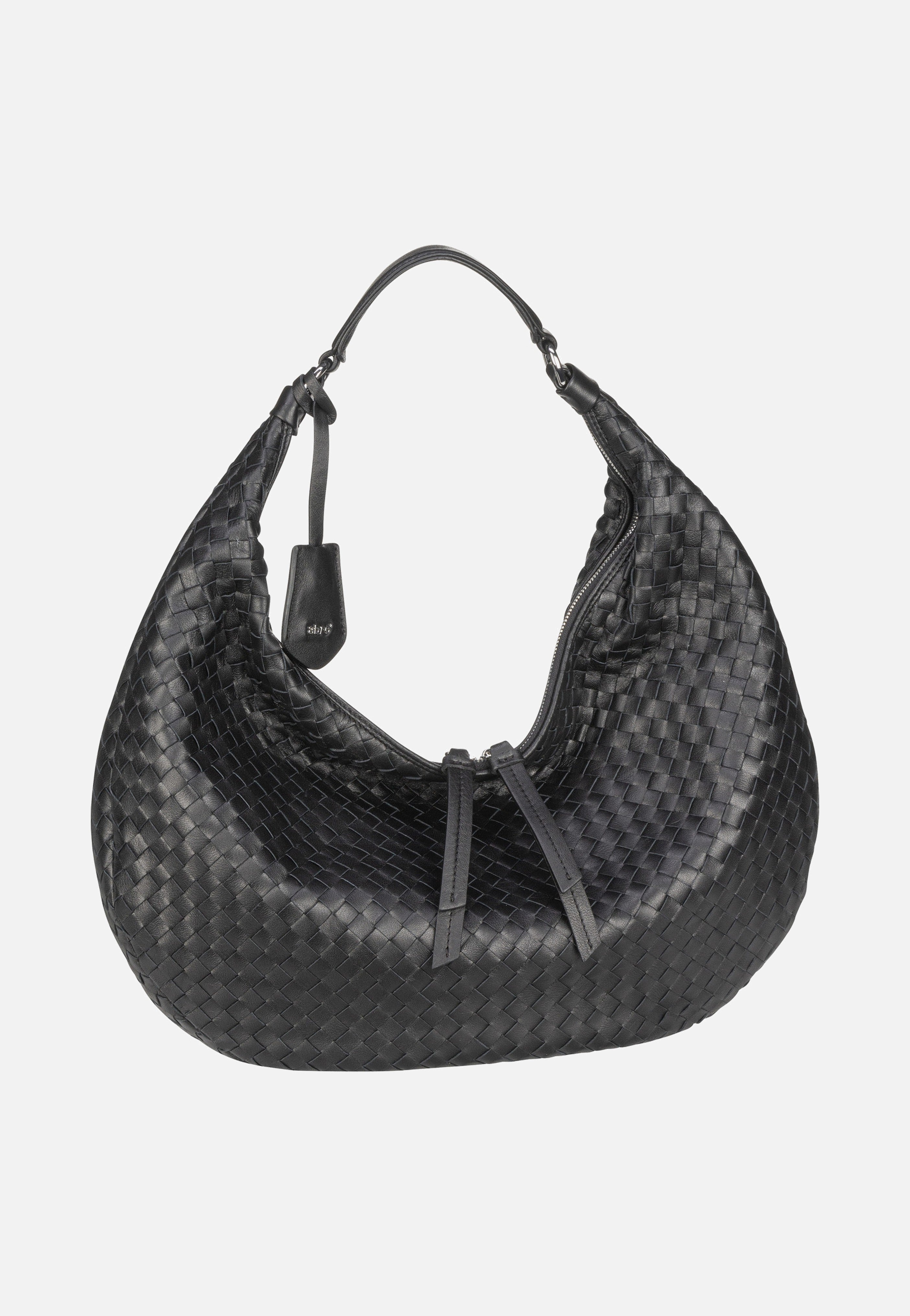 abro Nana 28970 Black/Nickel Hobo Bag