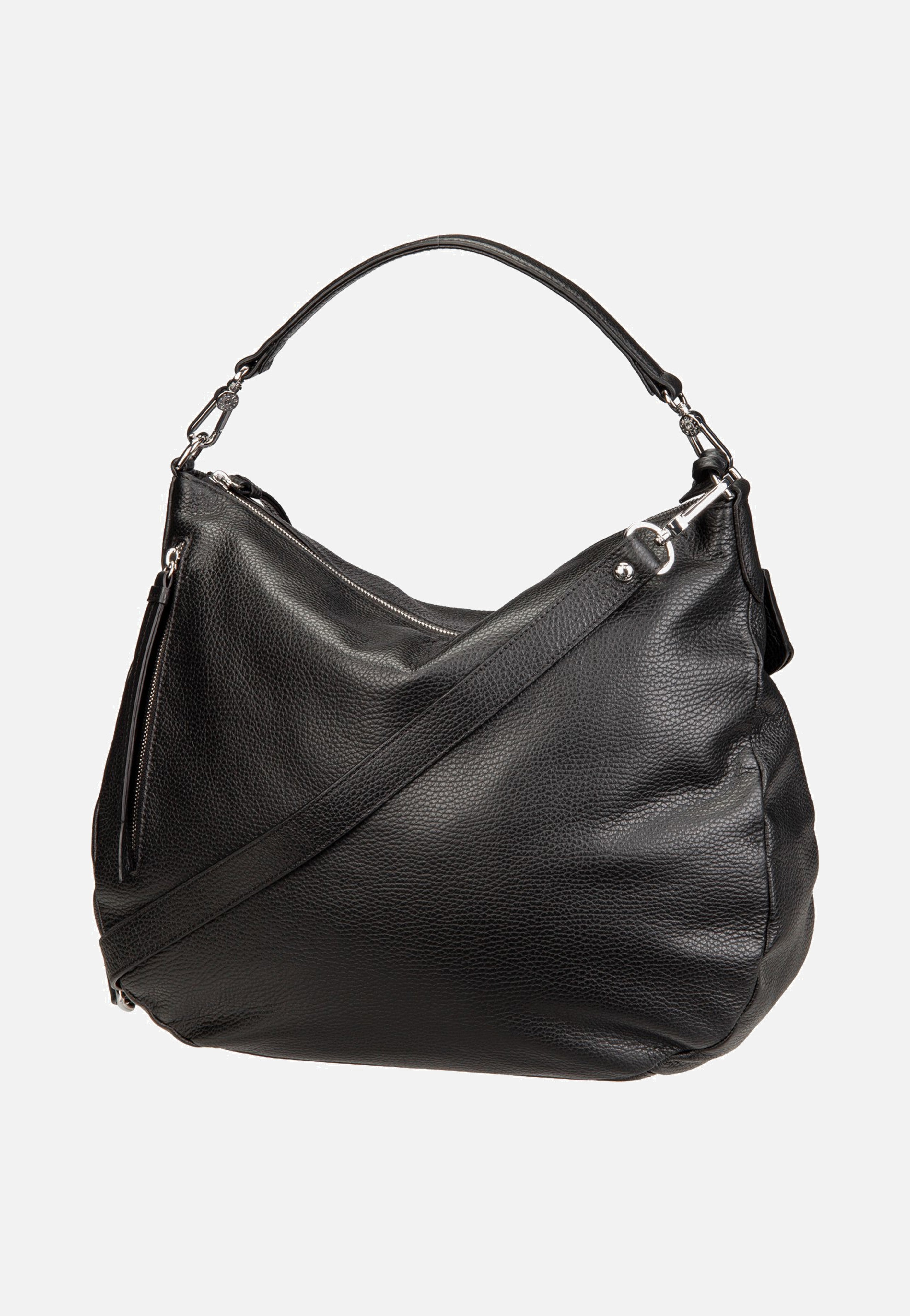 abro - Juna Big Black/Nickel - Hobo Bag | Neutral-Image