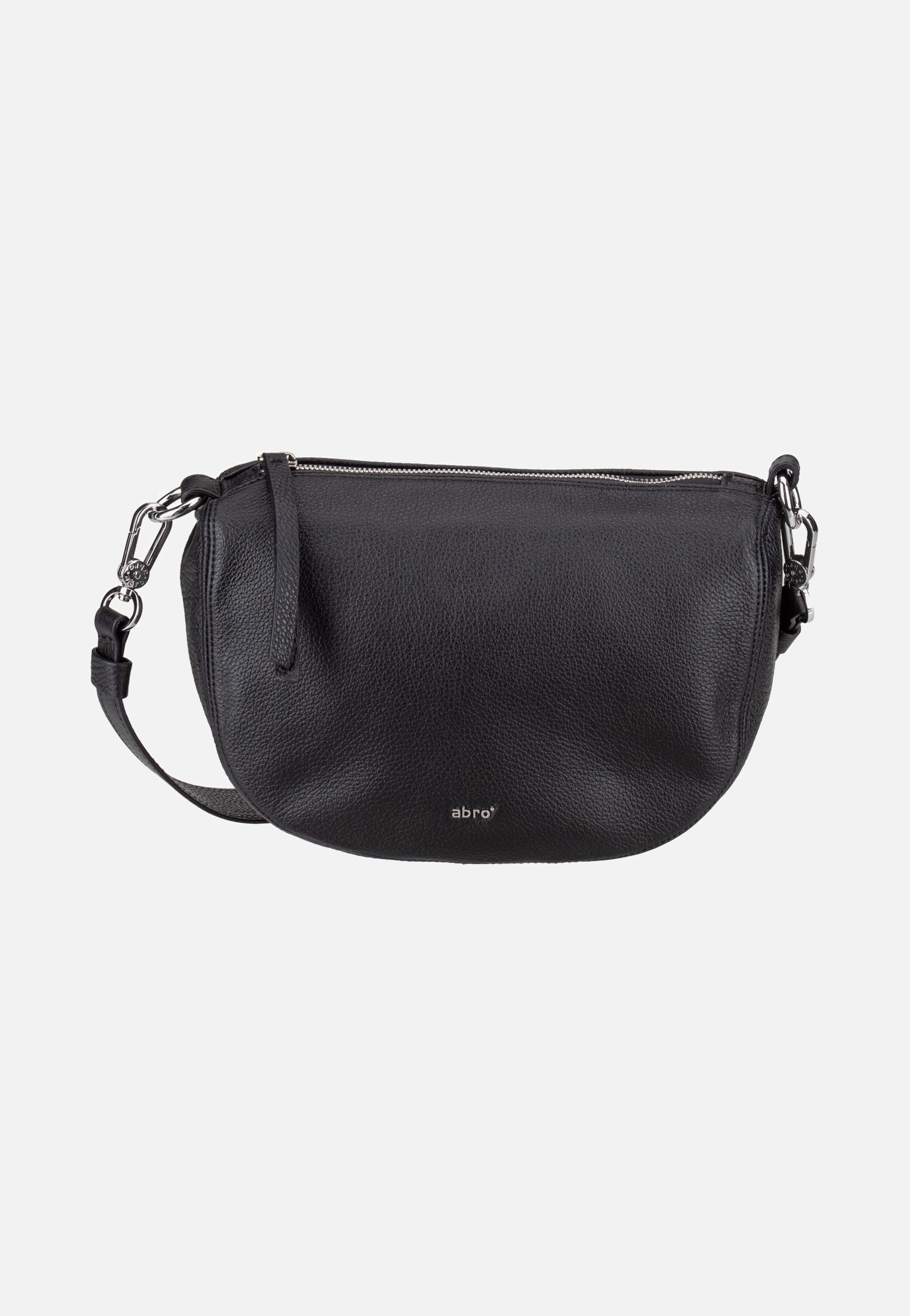 abro Mina Black/Nickel Crossbody Bag
