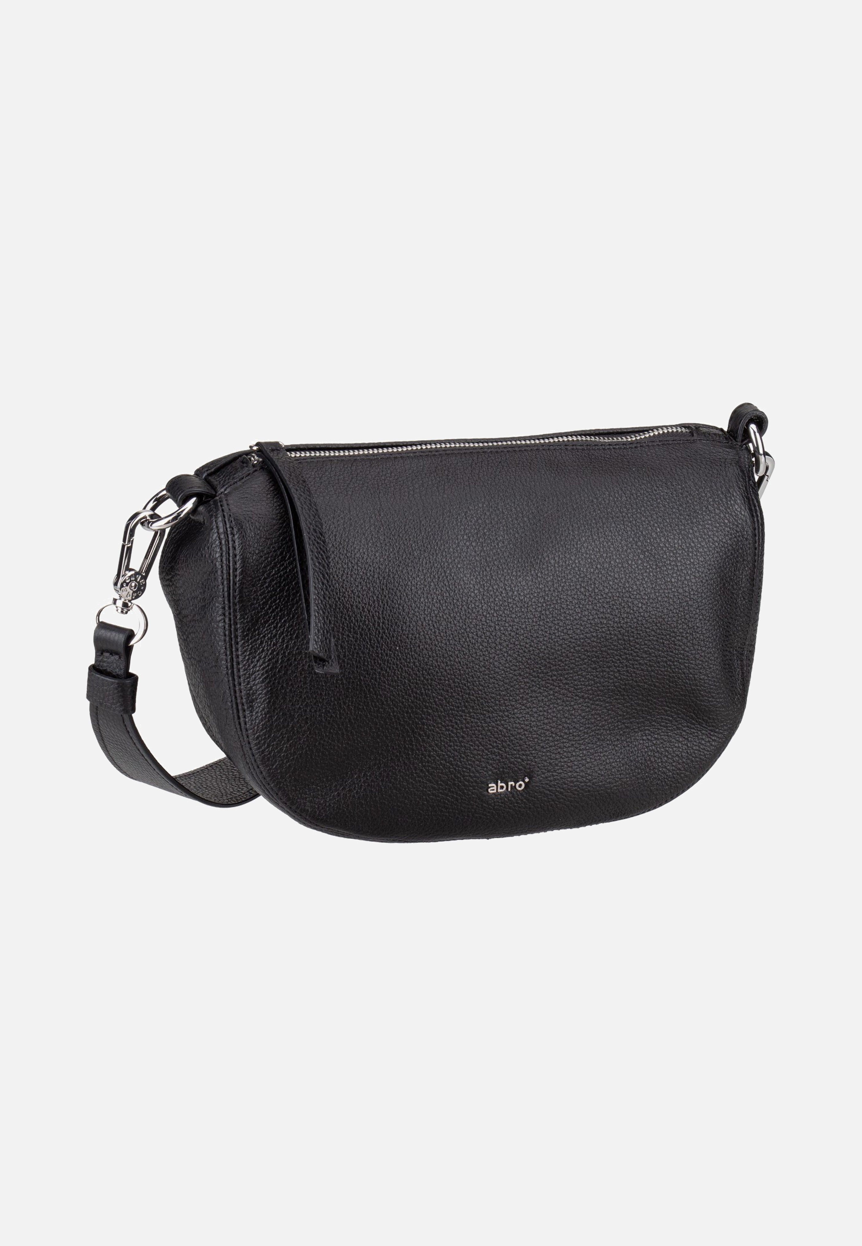 abro Mina Black/Nickel Crossbody Bag