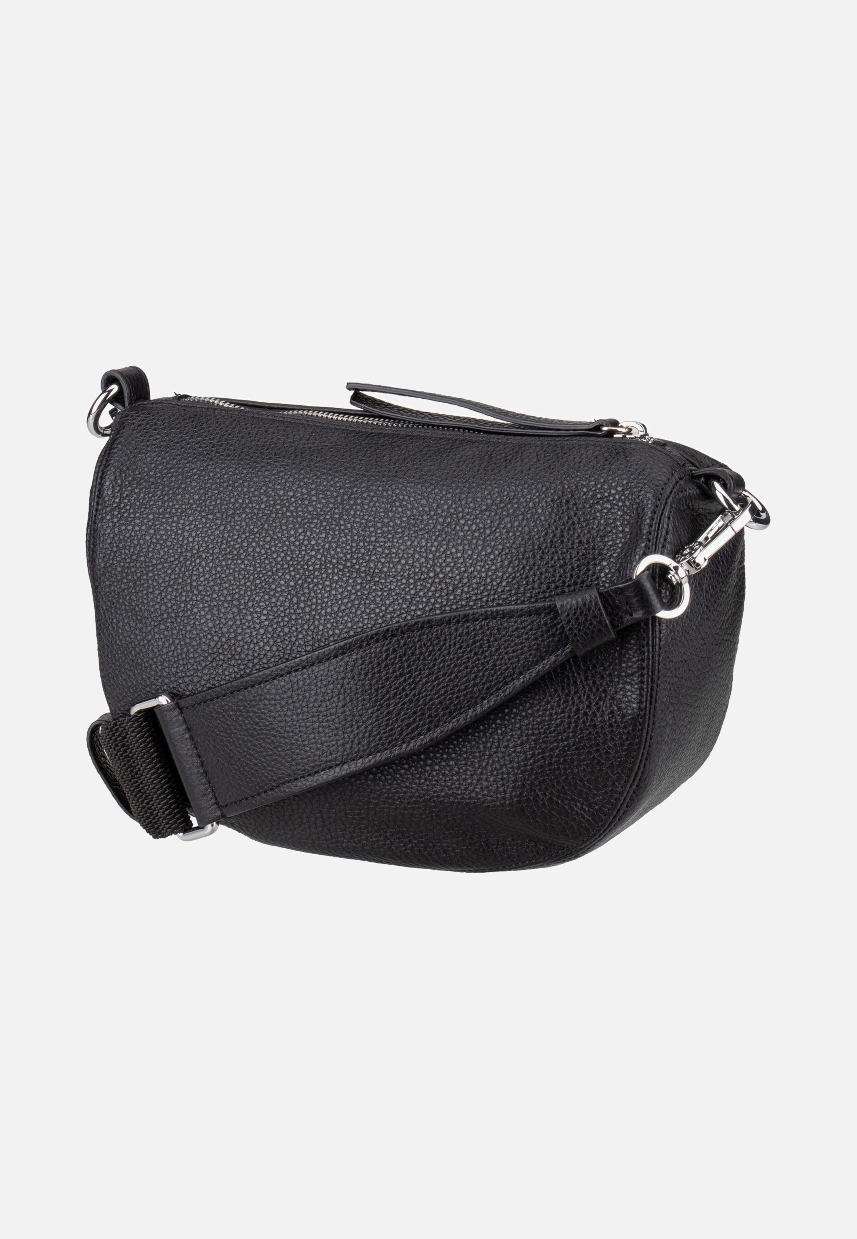 abro Mina Black/Nickel Crossbody Bag