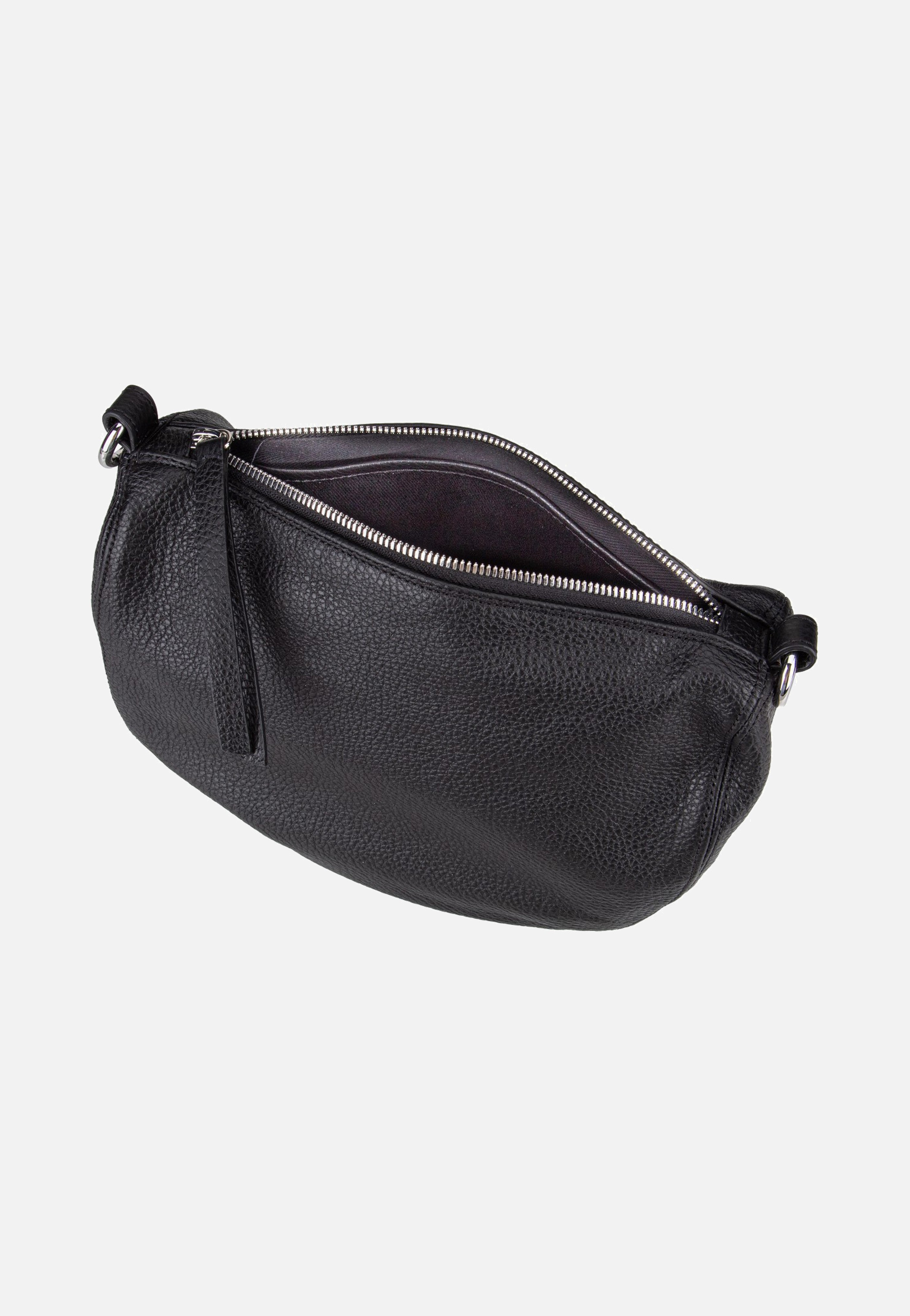 abro Mina Black/Nickel Crossbody Bag