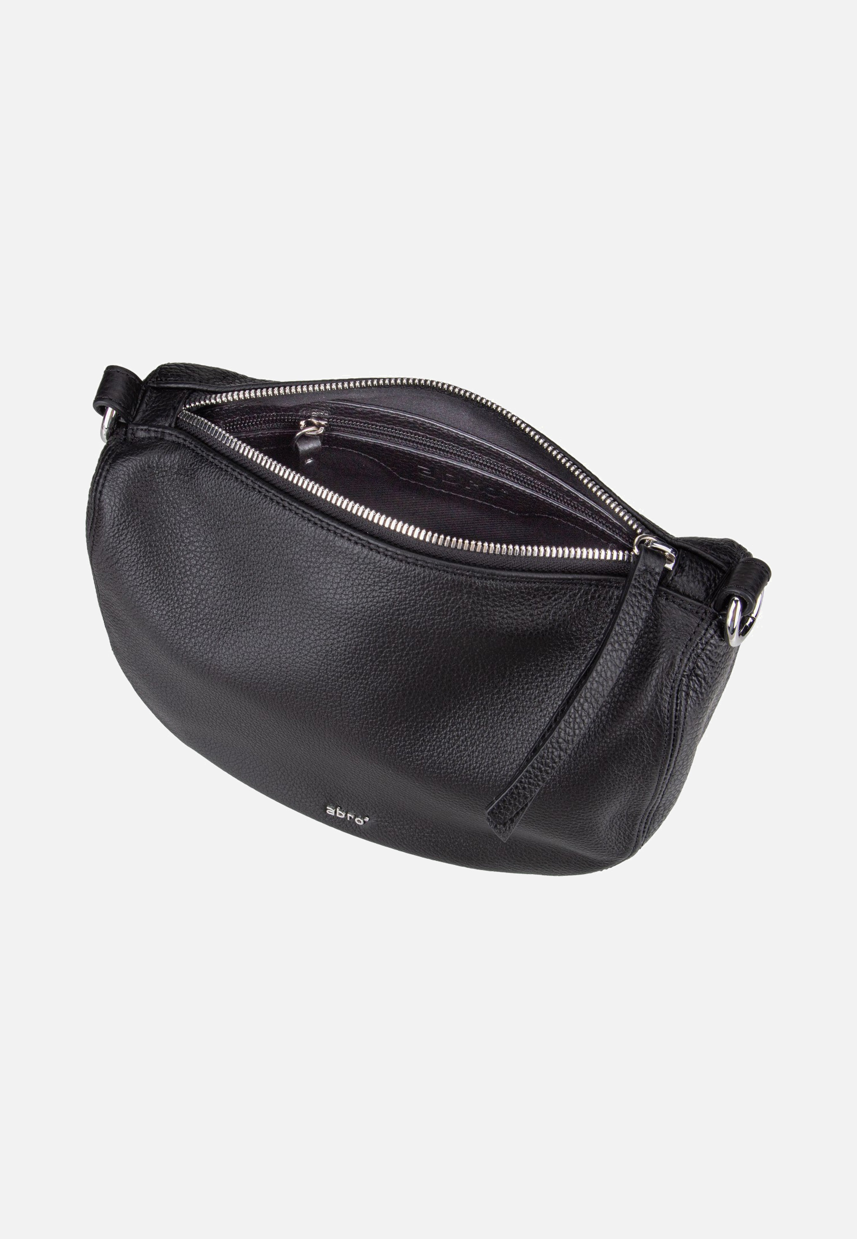 abro Mina Black/Nickel Crossbody Bag
