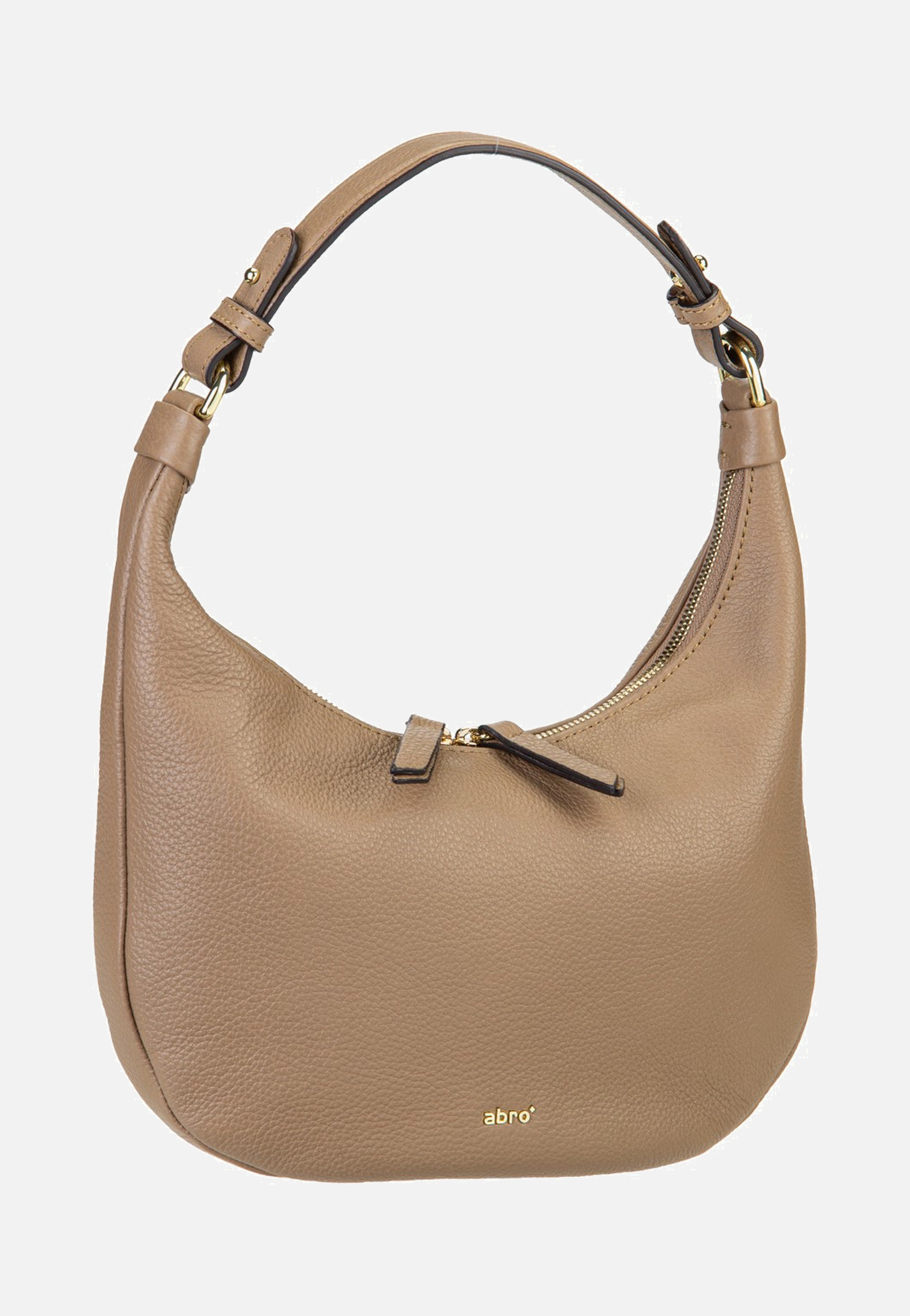 abro Nana Mini Cappuccino Hobo Bag