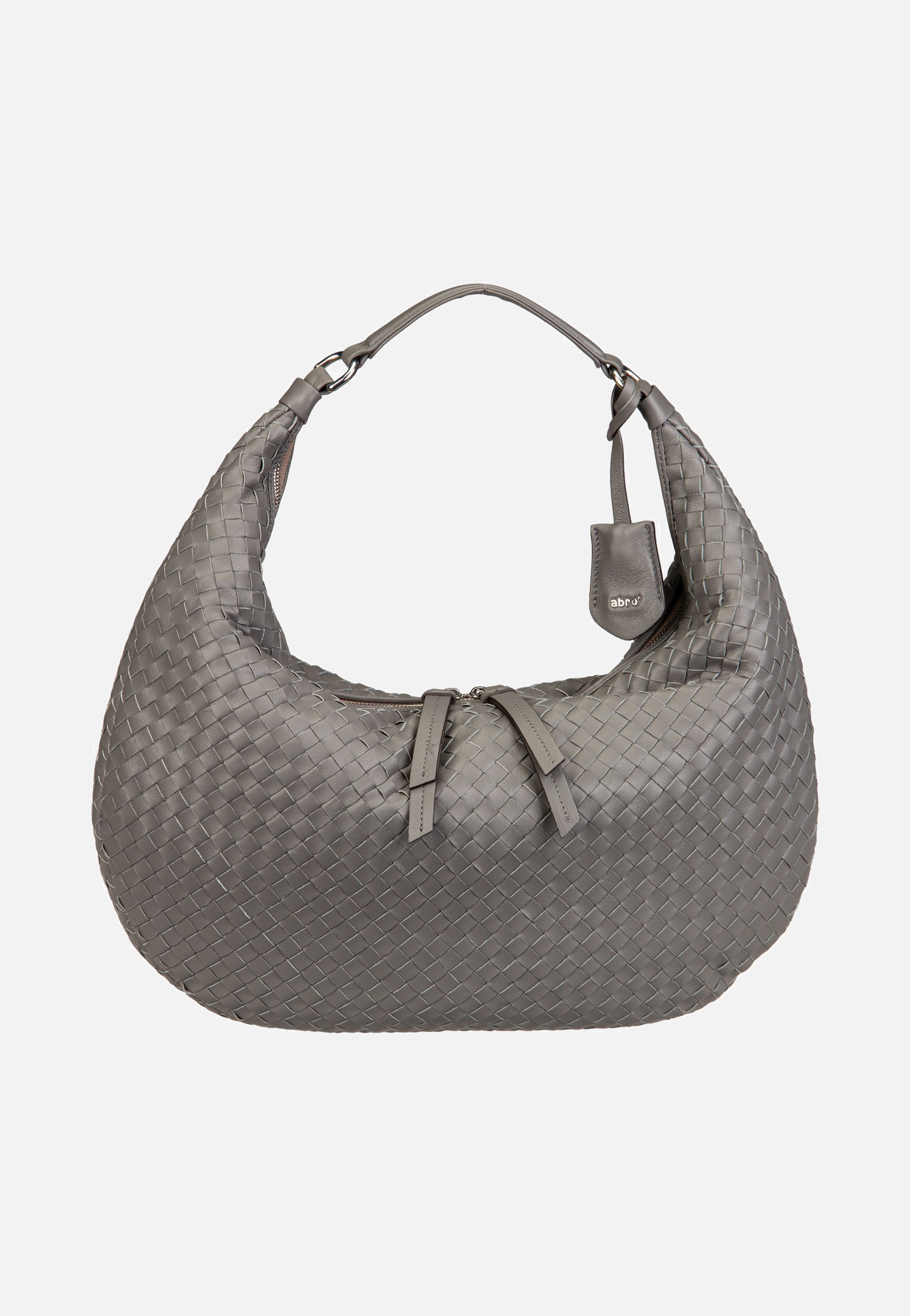 abro - Nana Piuma Weaving Zinc - Hobo Bag | Neutral-Image