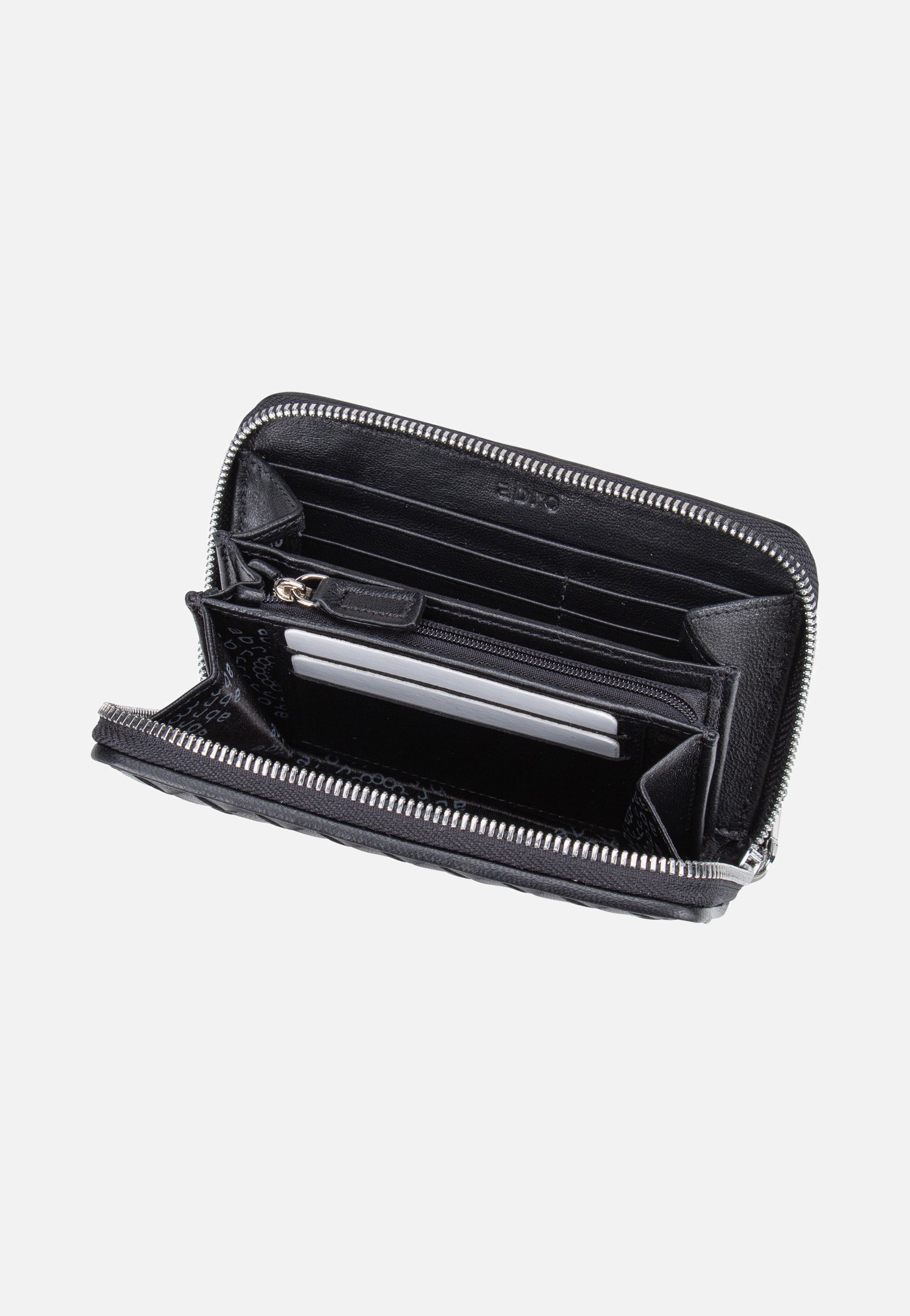 abro Piuma Weaving Wallet Black/Nickel Wallet