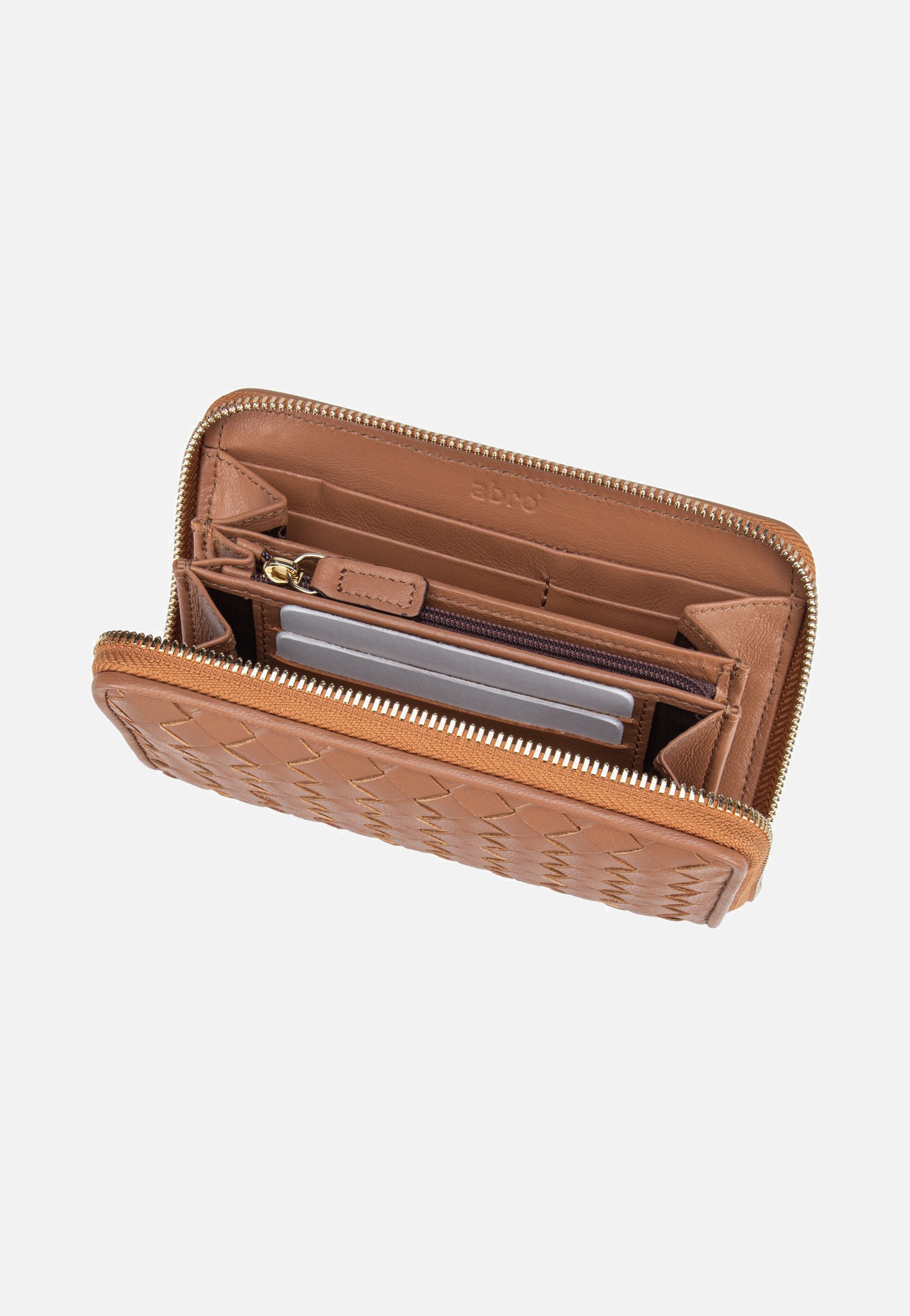 abro Piuma Weaving Wallet Cuoio Wallet