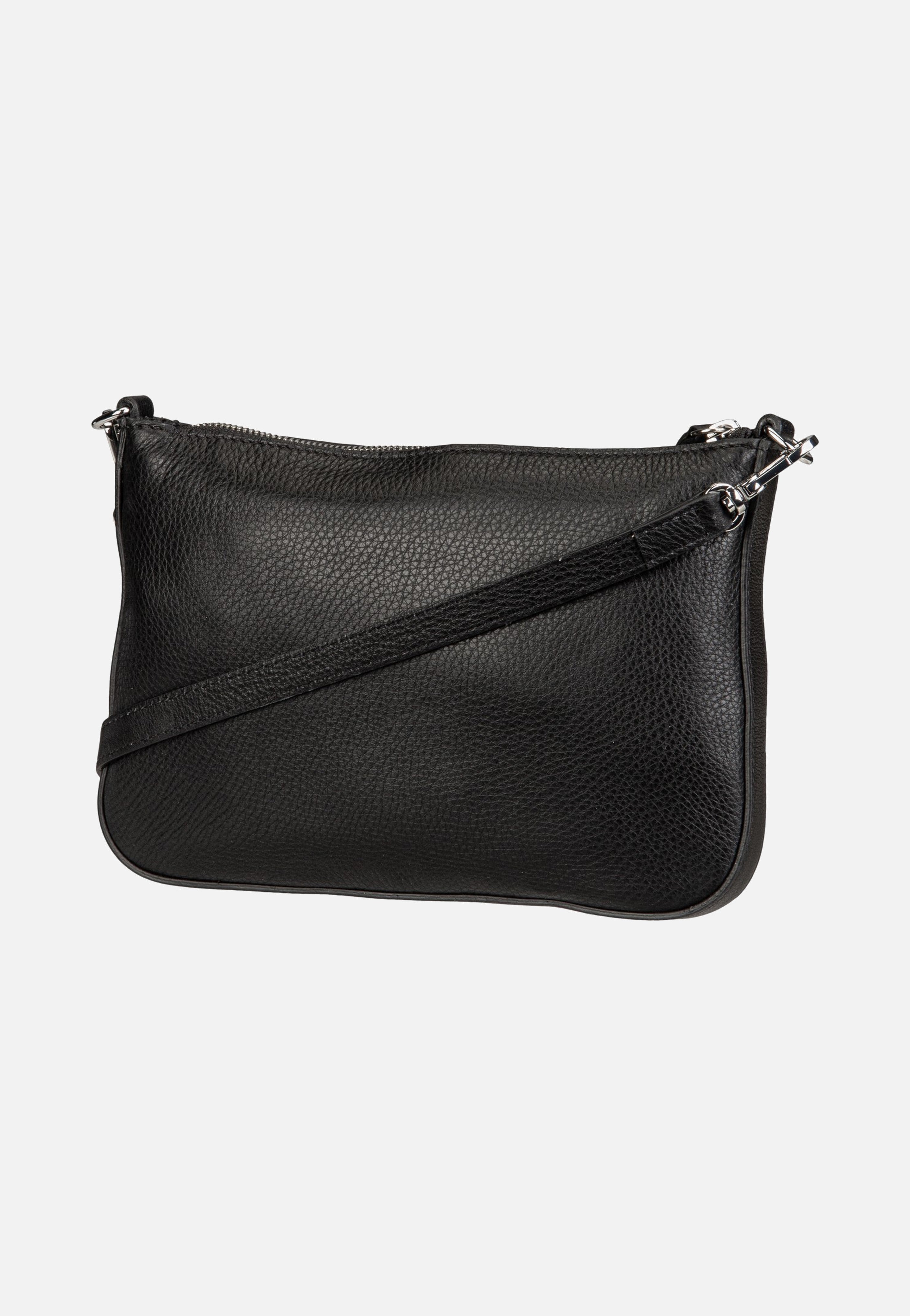 abro Raquel Black/Nickel Crossbody Bag