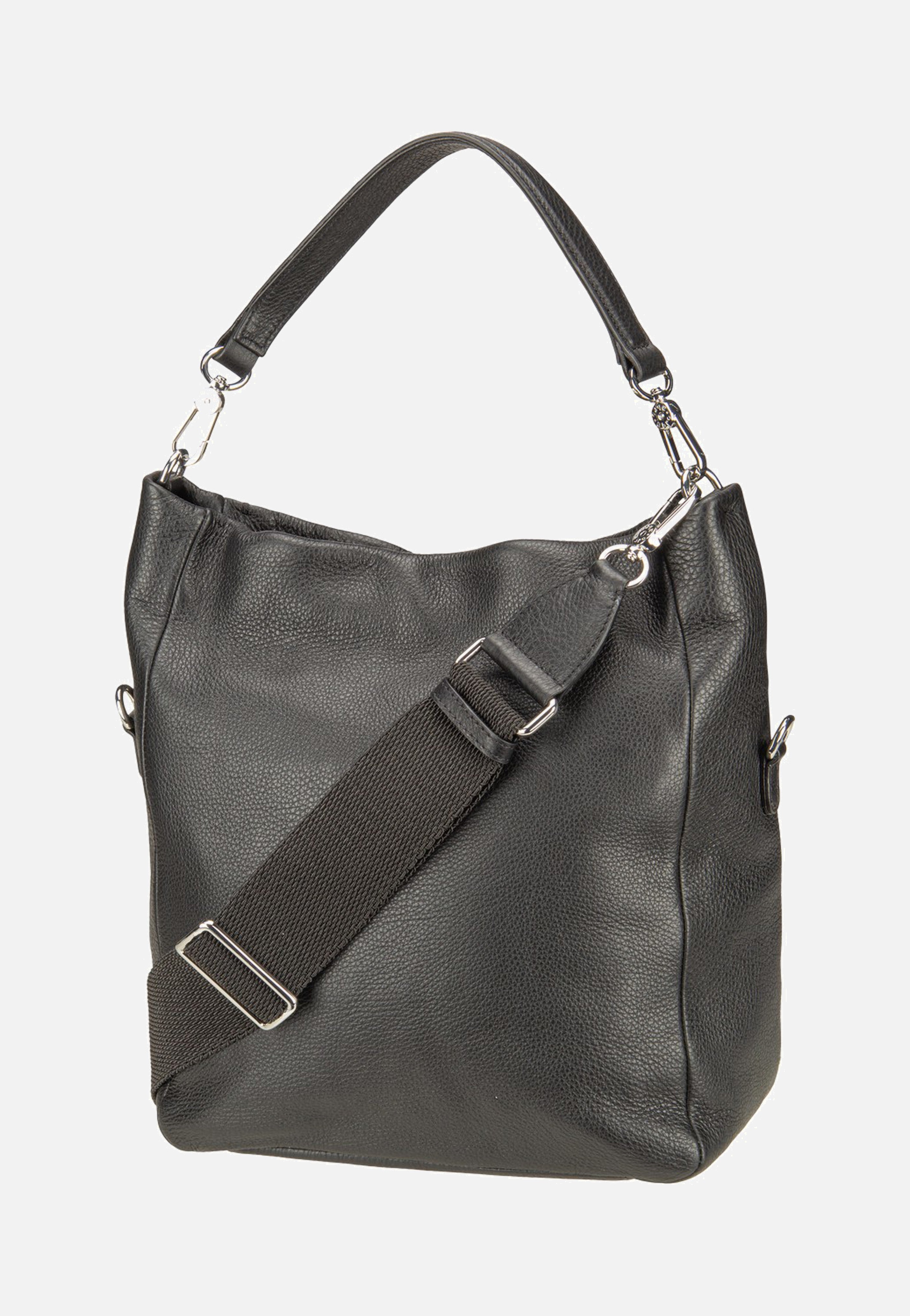 abro - Raquel Small Black/Nickel - Hobo Bag | Neutral-Image
