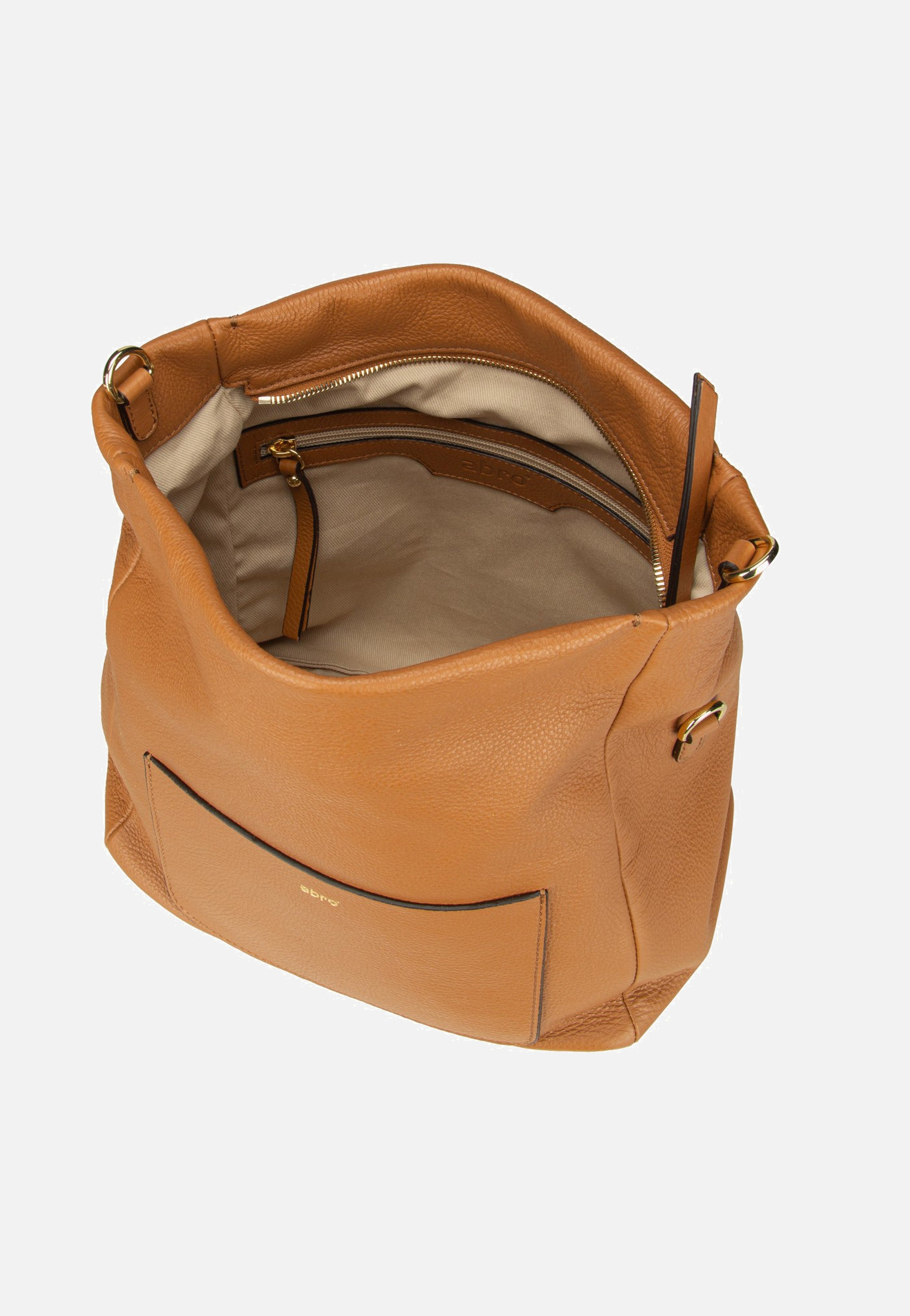 abro - Raquel Small Cuoio - Hobo Bag | Neutral-Image