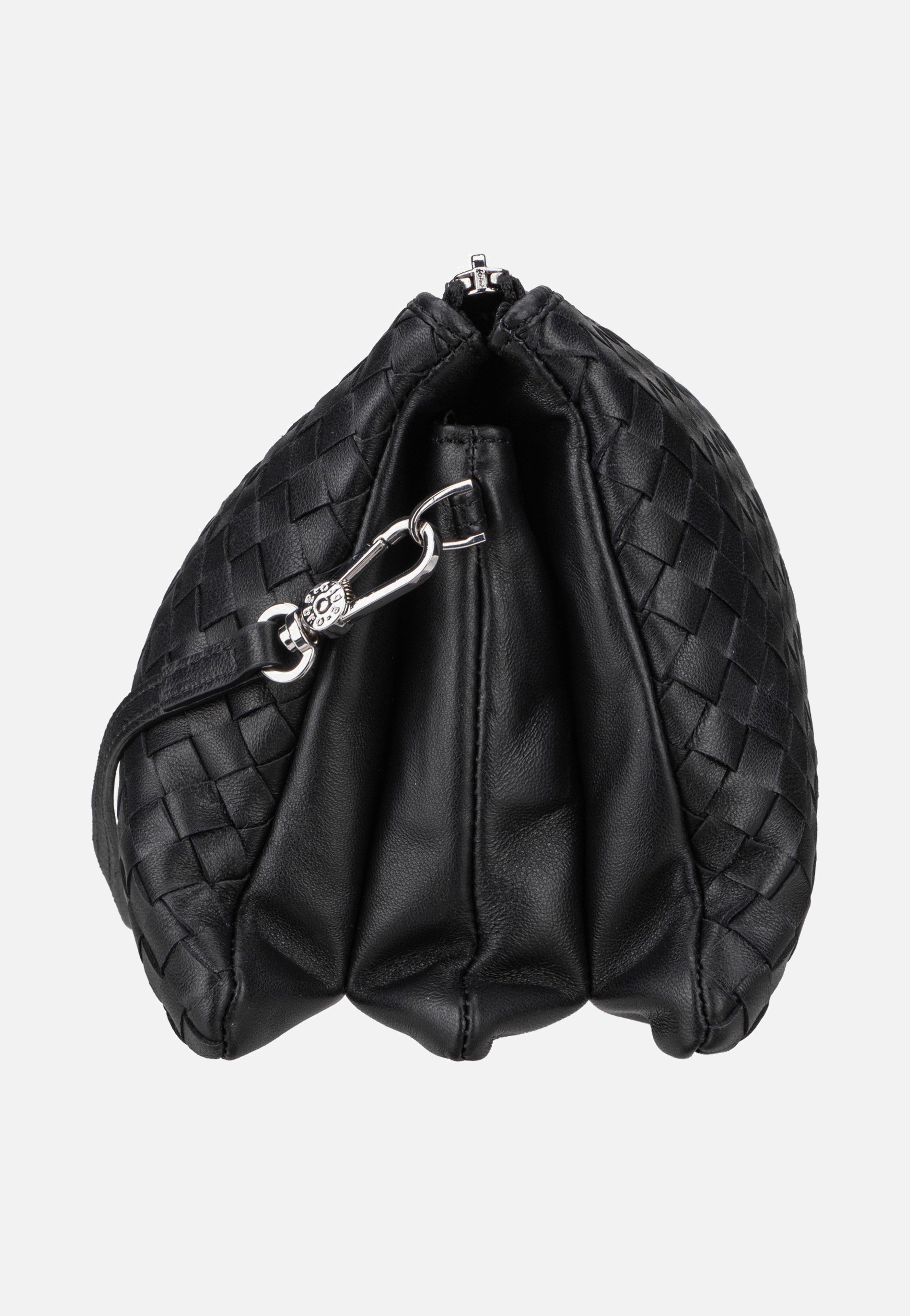 abro - Threefold Piuma Weaving Black/Nickel - Crossbody Bag | Neutral-Image