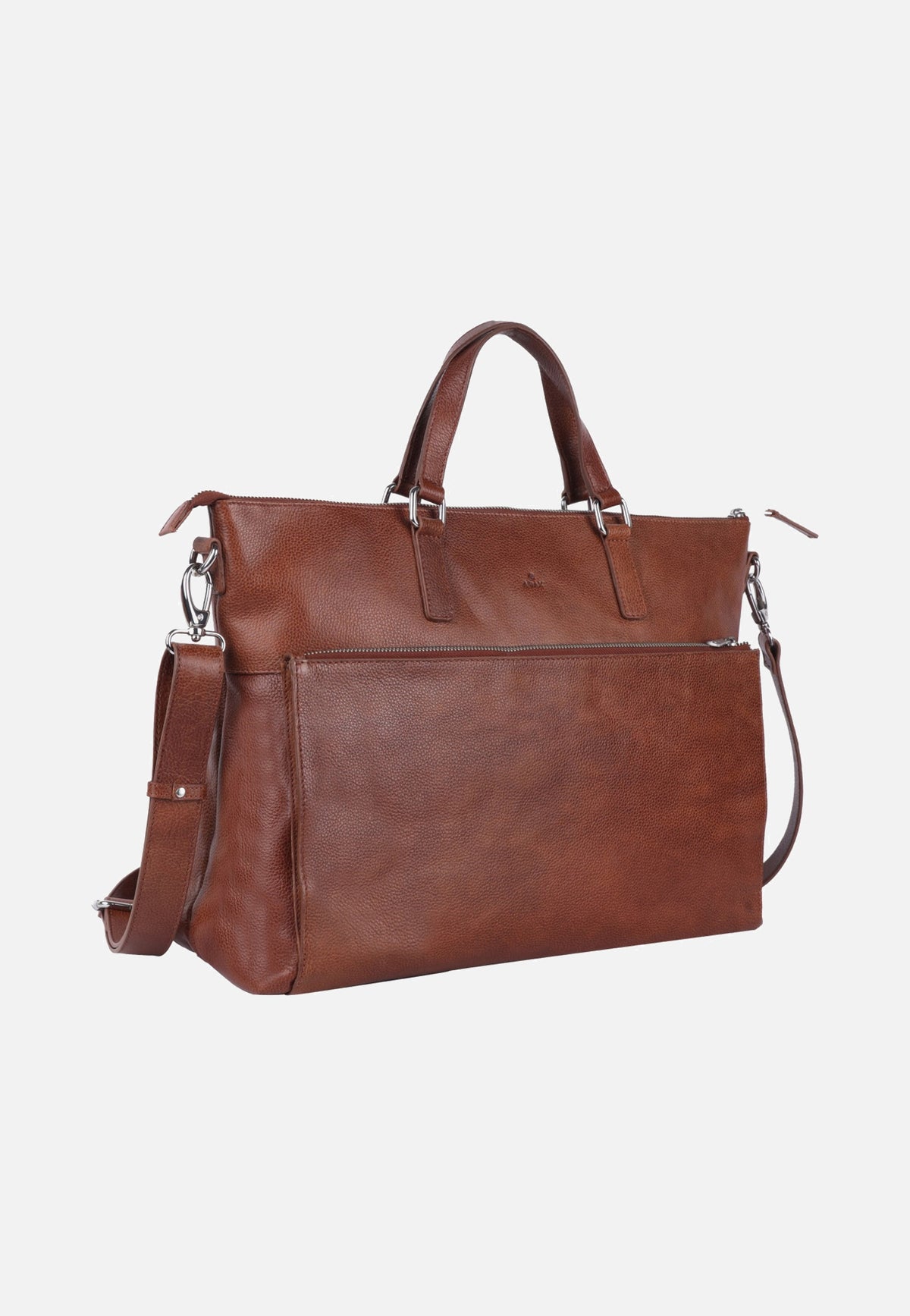 Adax Napoli Sasha 17" Caramel Briefcase
