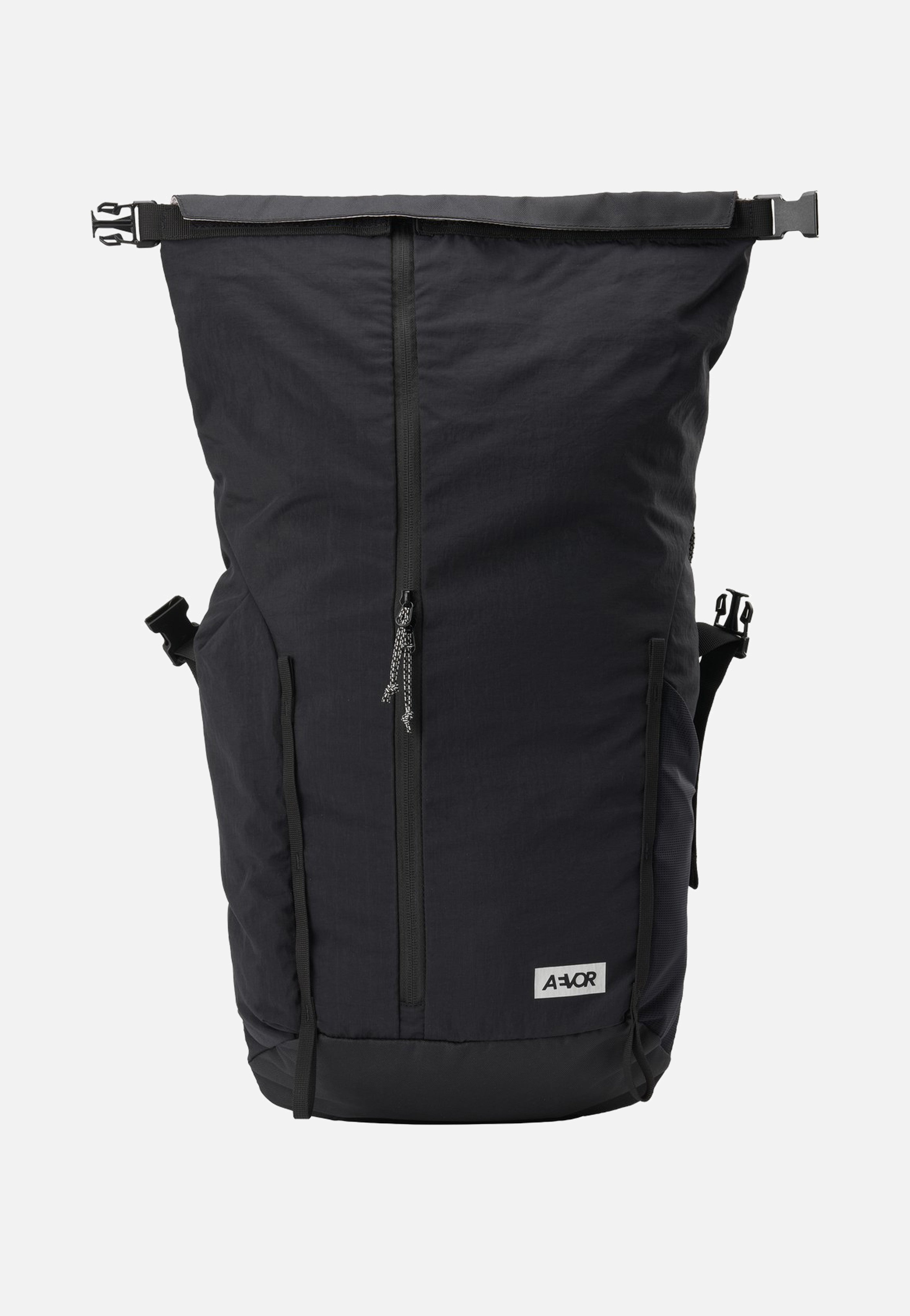 AEVOR Active Pack Black Rolltop Backpack