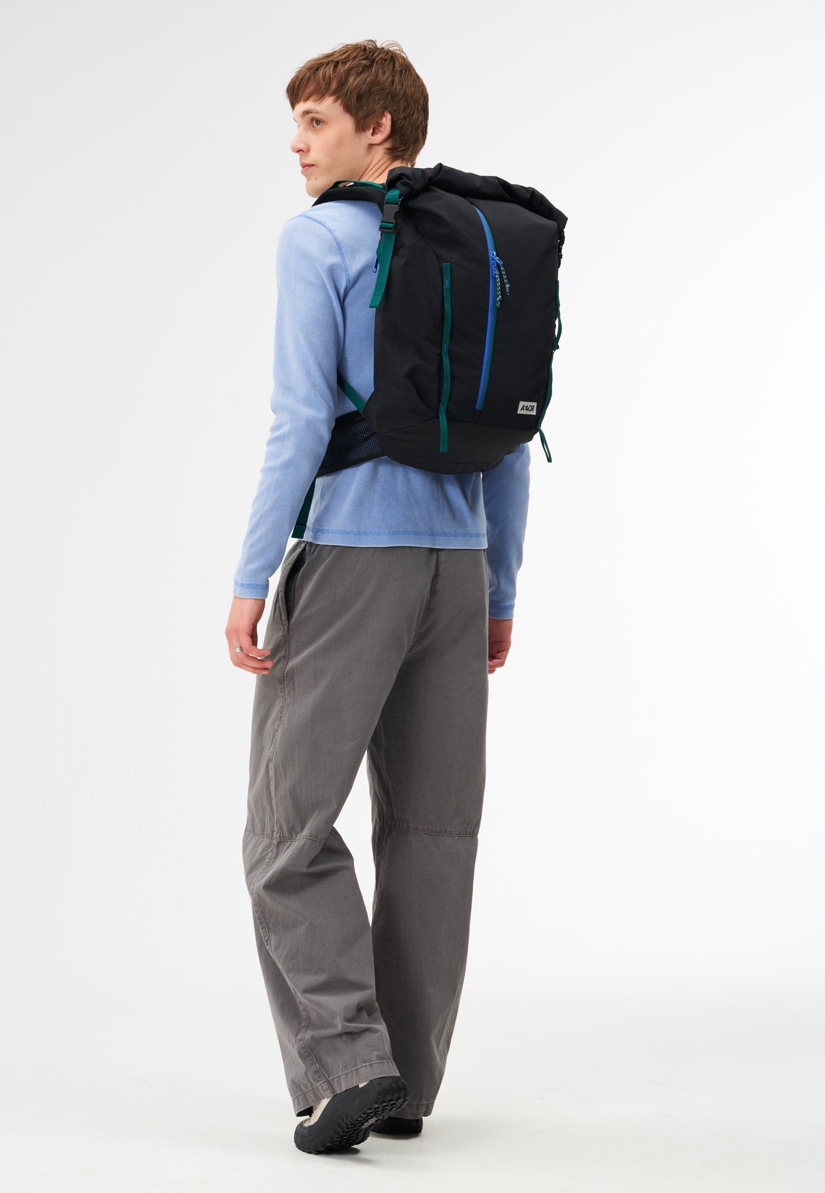 AEVOR Active Pack Dual Dip Aqua Drift Rolltop Backpack