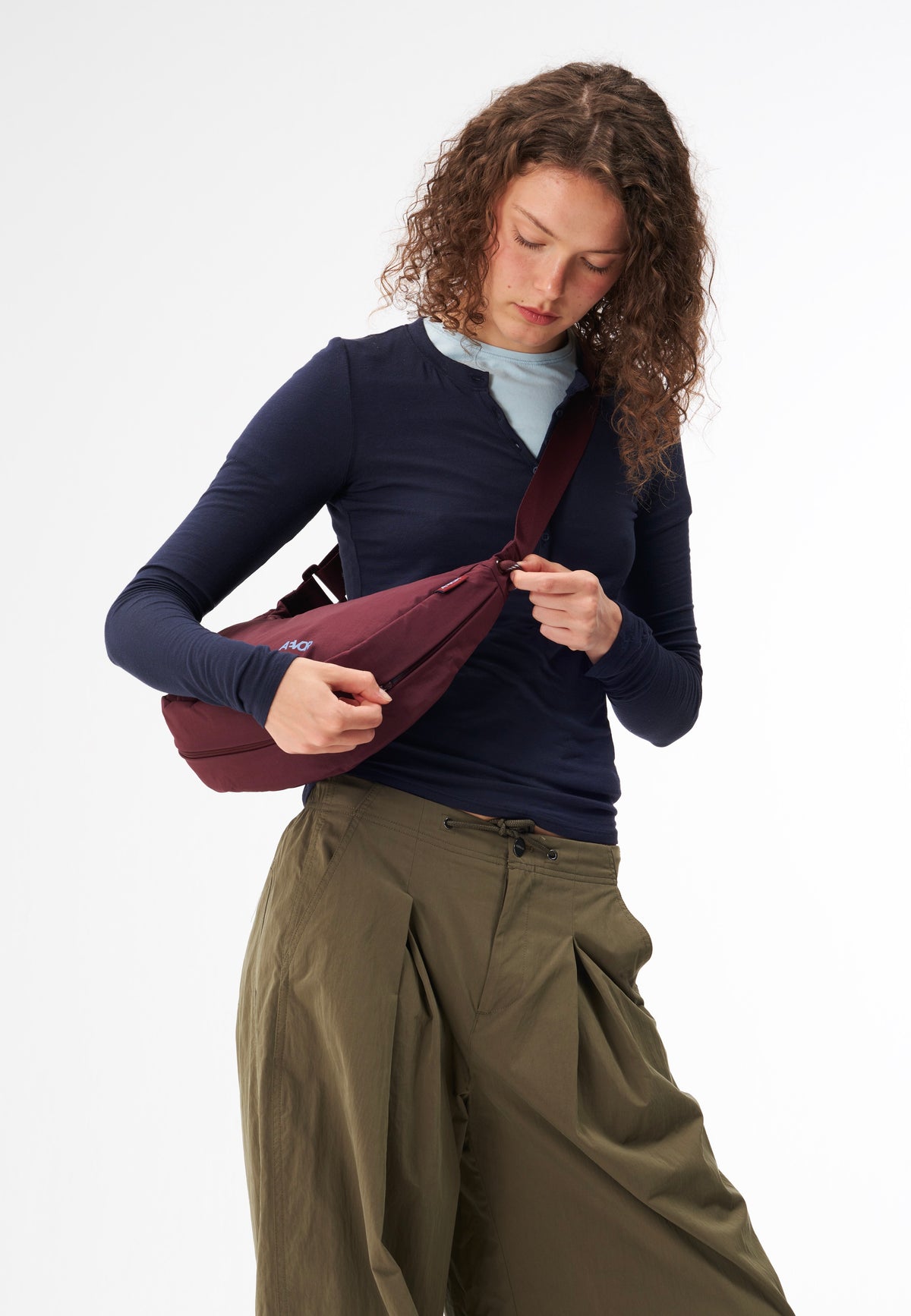 AEVOR Sling Bag Burgundy Sling Bag