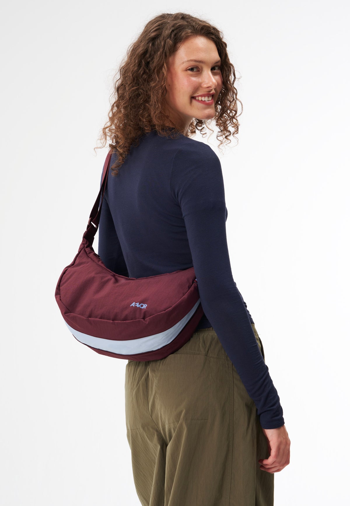 AEVOR Sling Bag Burgundy Sling Bag