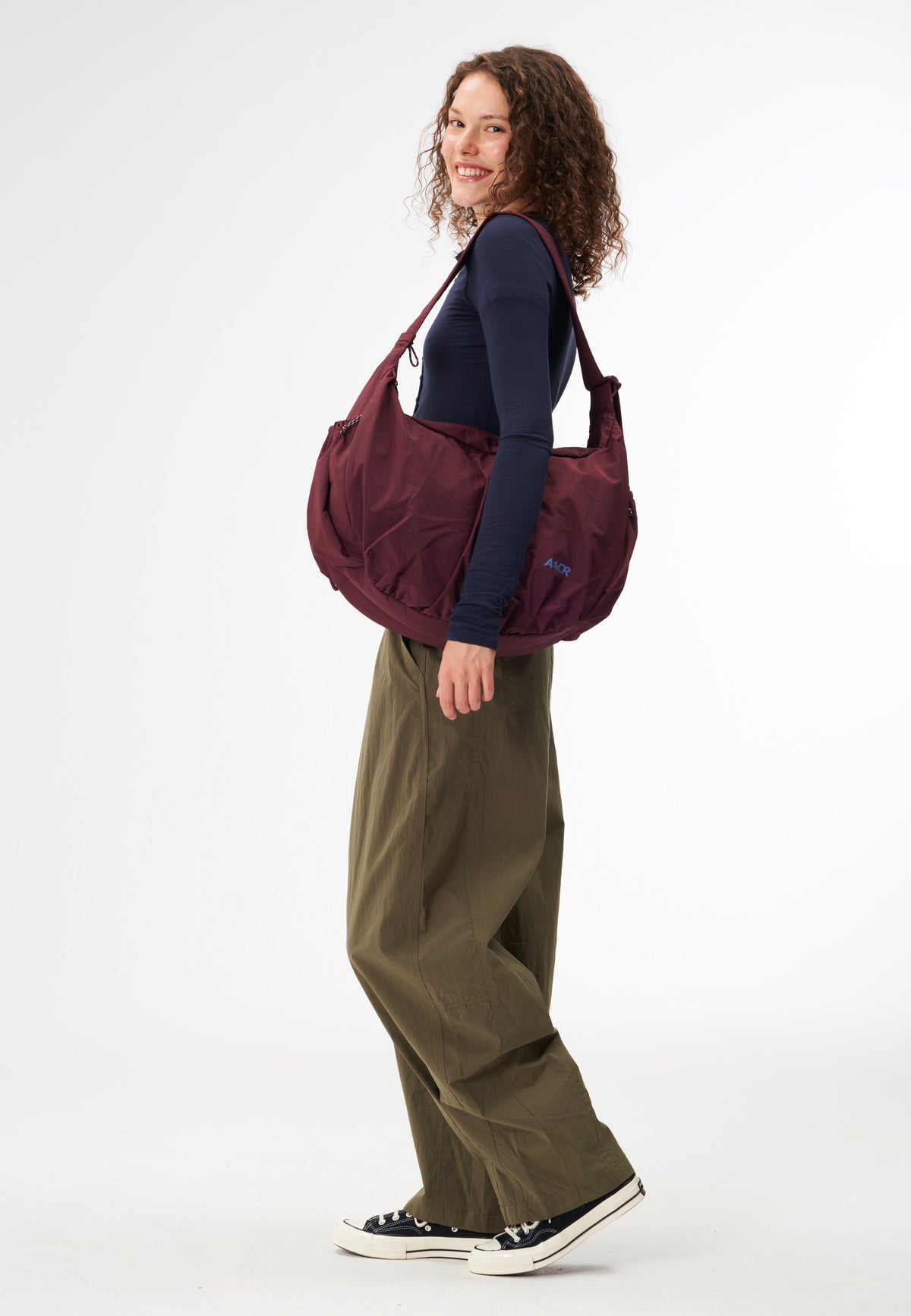 AEVOR Slouchy Bag Burgundy Sling Bag