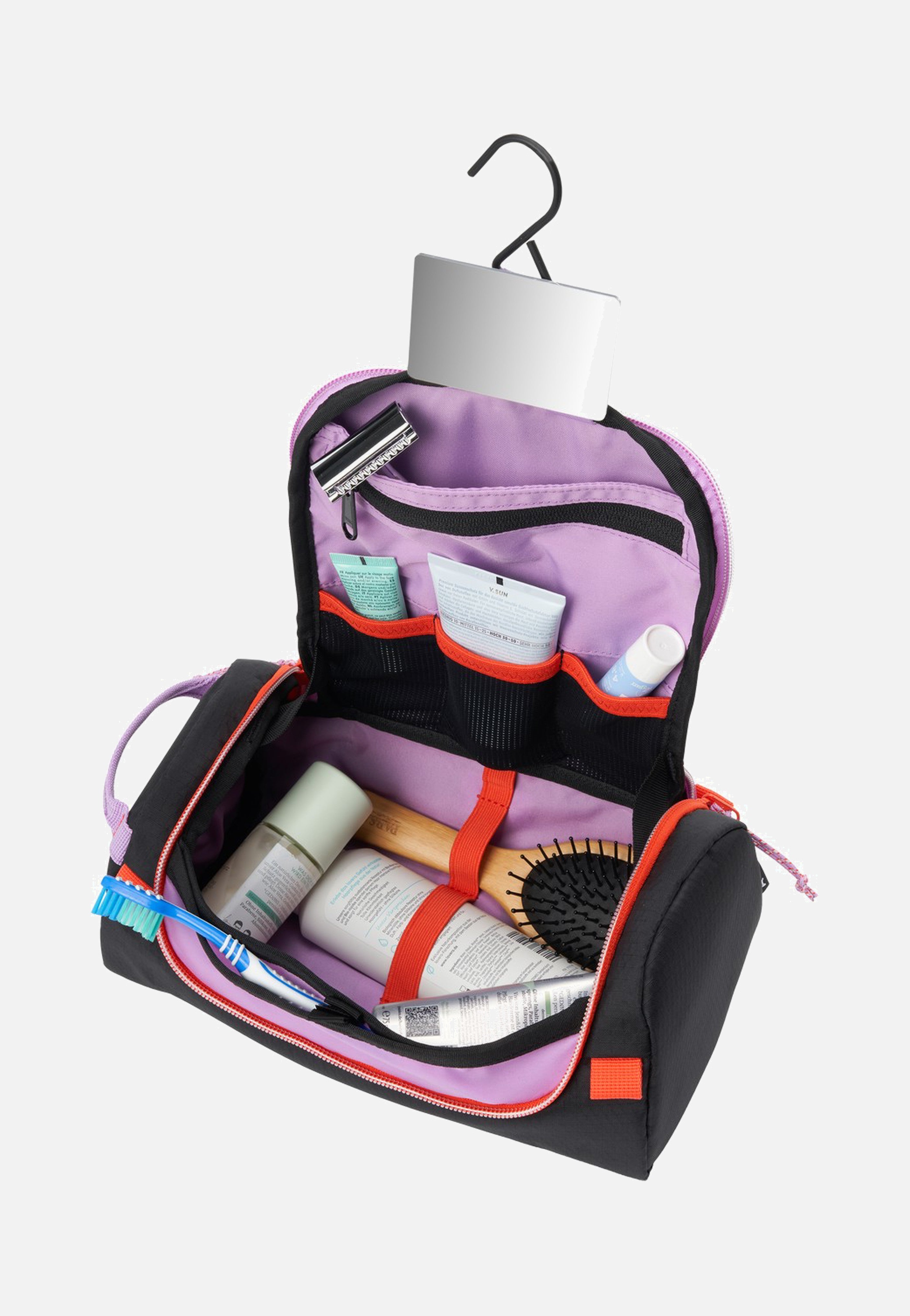 AEVOR Wash Pack Proof Dual Dip Violet Rush Toiletry Bag