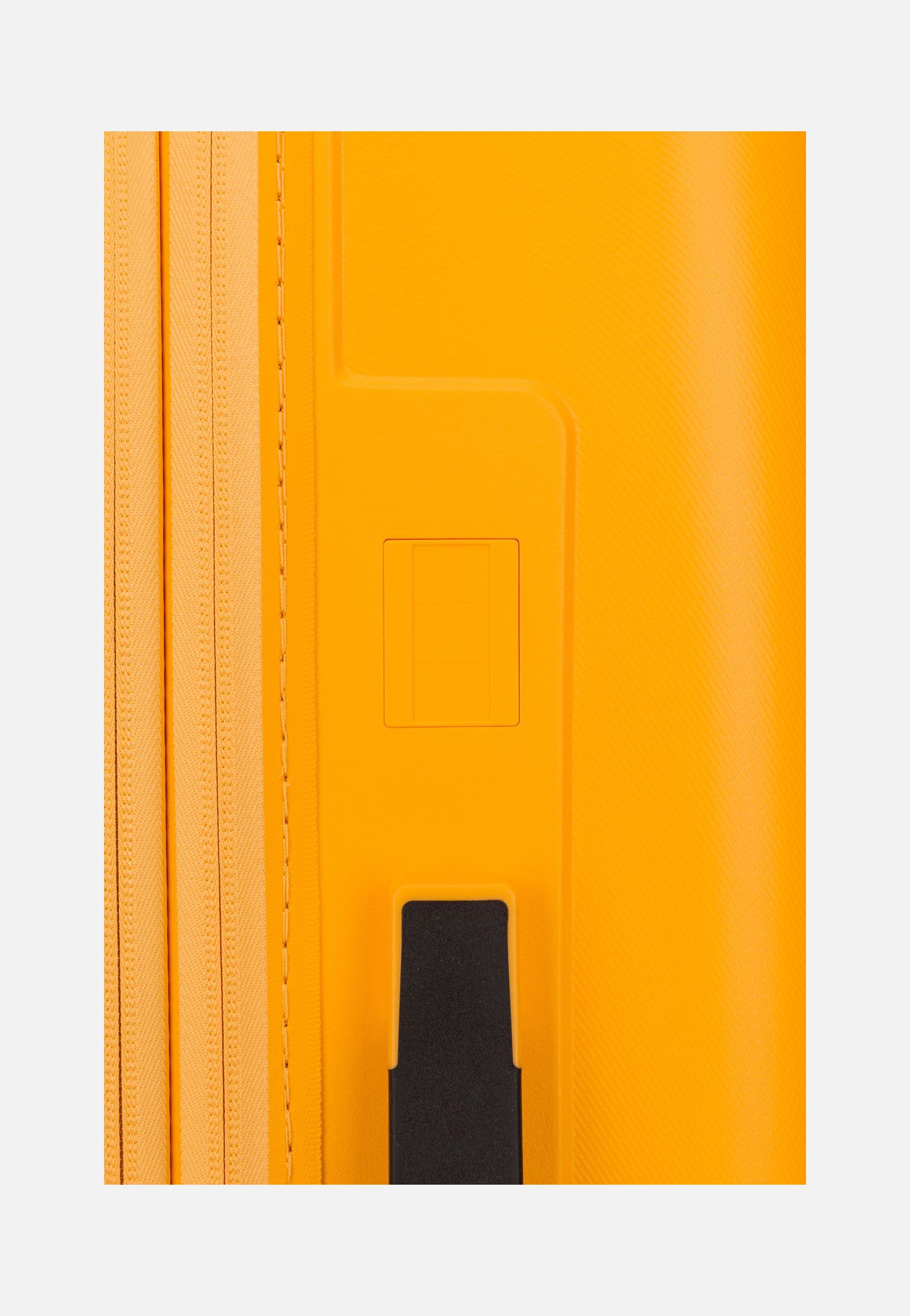 American Tourister Dashpop Spinner 67 EXP Golden Yellow Suitcase  