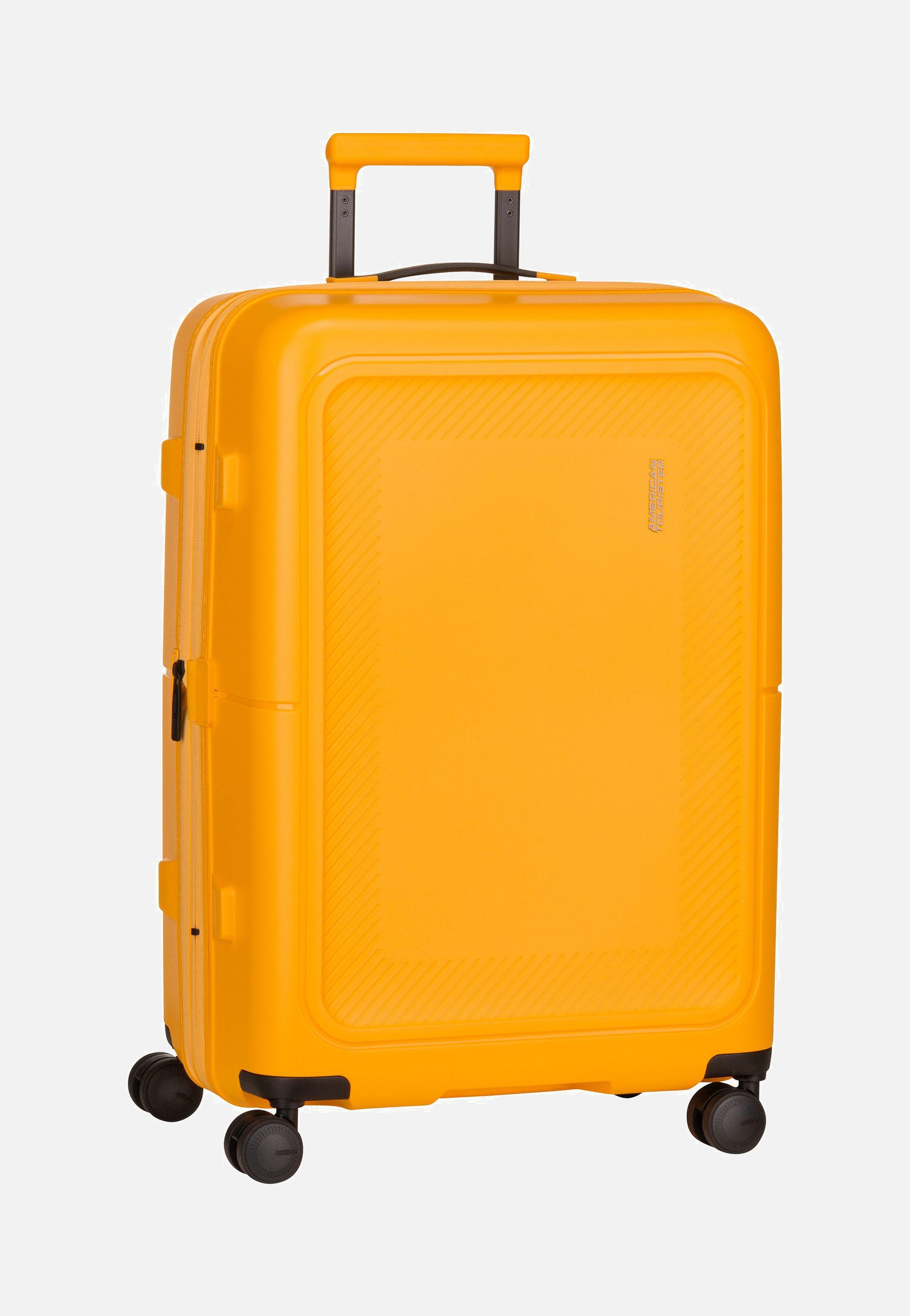 American Tourister Dashpop Spinner 67 EXP Golden Yellow Suitcase  