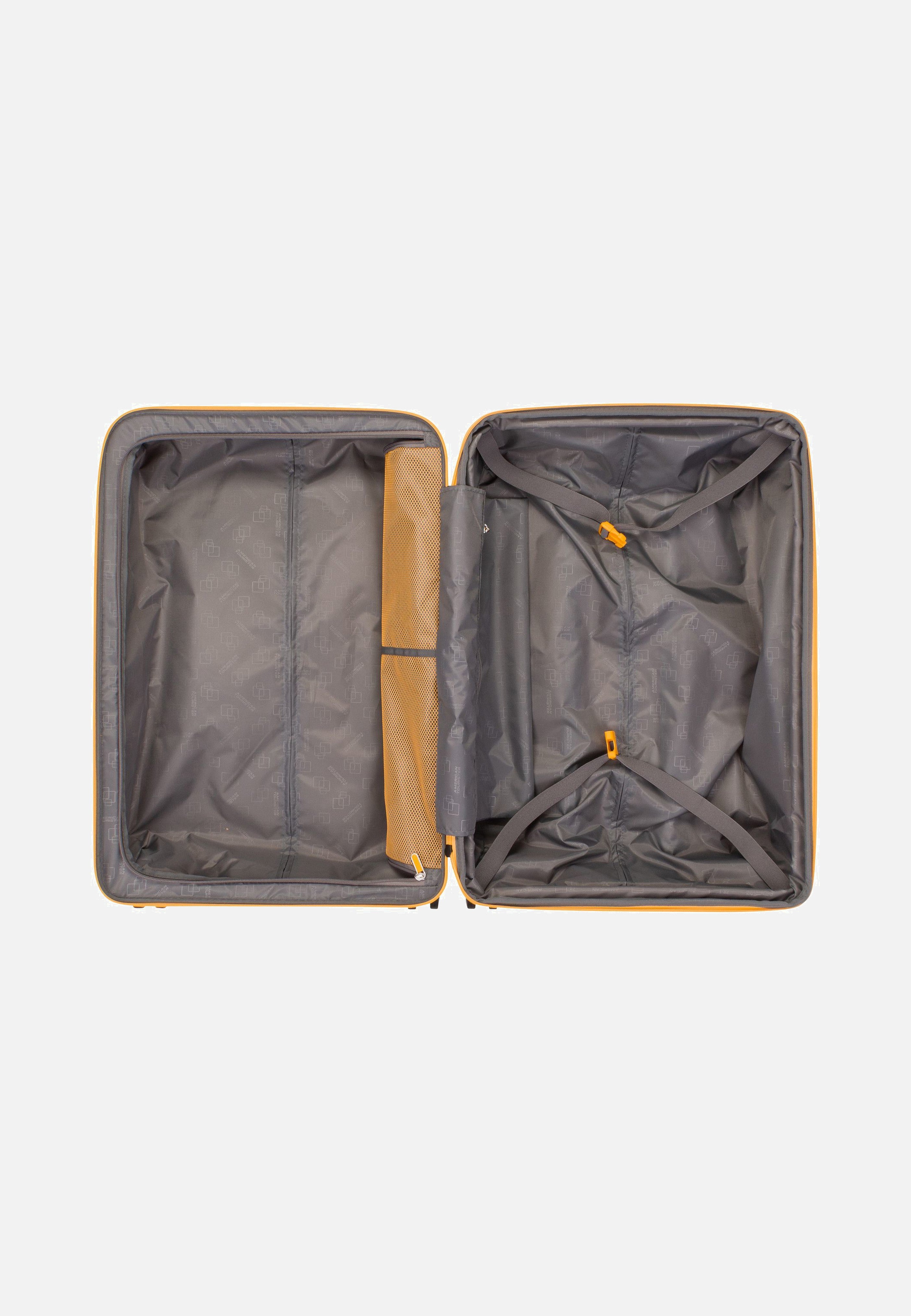 American Tourister Dashpop Spinner 67 EXP Golden Yellow Suitcase  