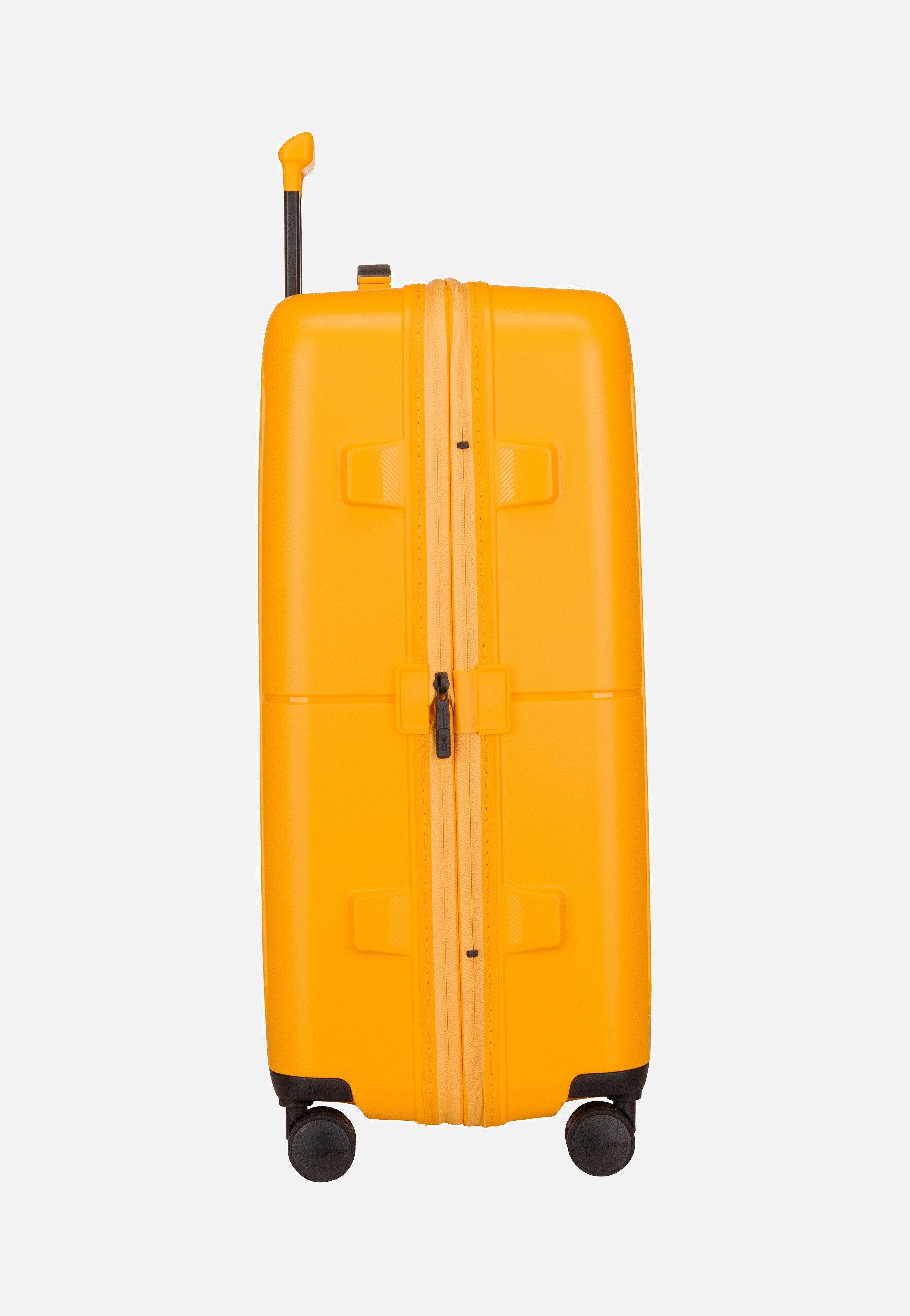 American Tourister Dashpop Spinner 67 EXP Golden Yellow Suitcase  
