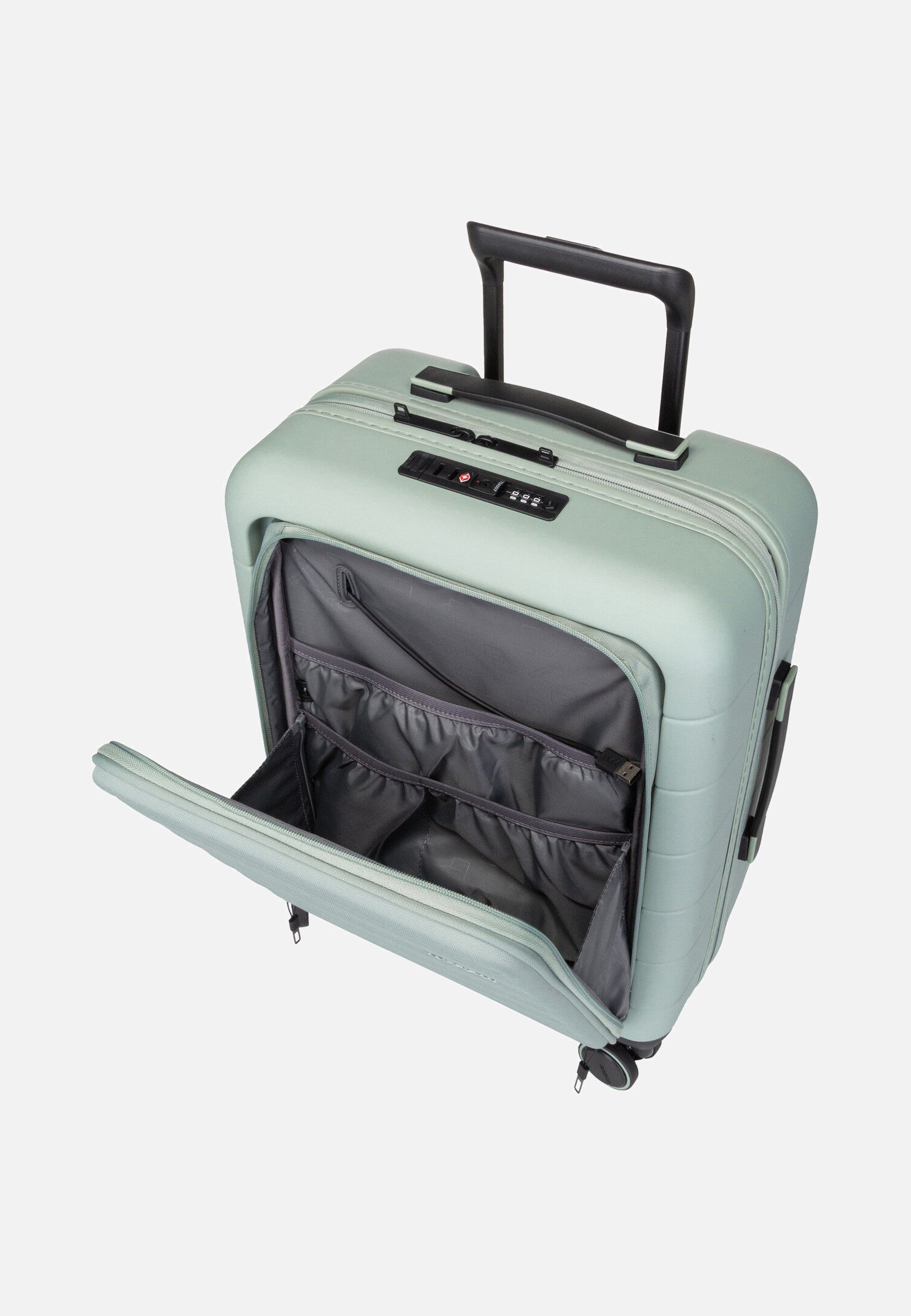 American Tourister - Novastream Spinner 55 EXP Smart Nomad Green - Suitcase | Neutral-Image