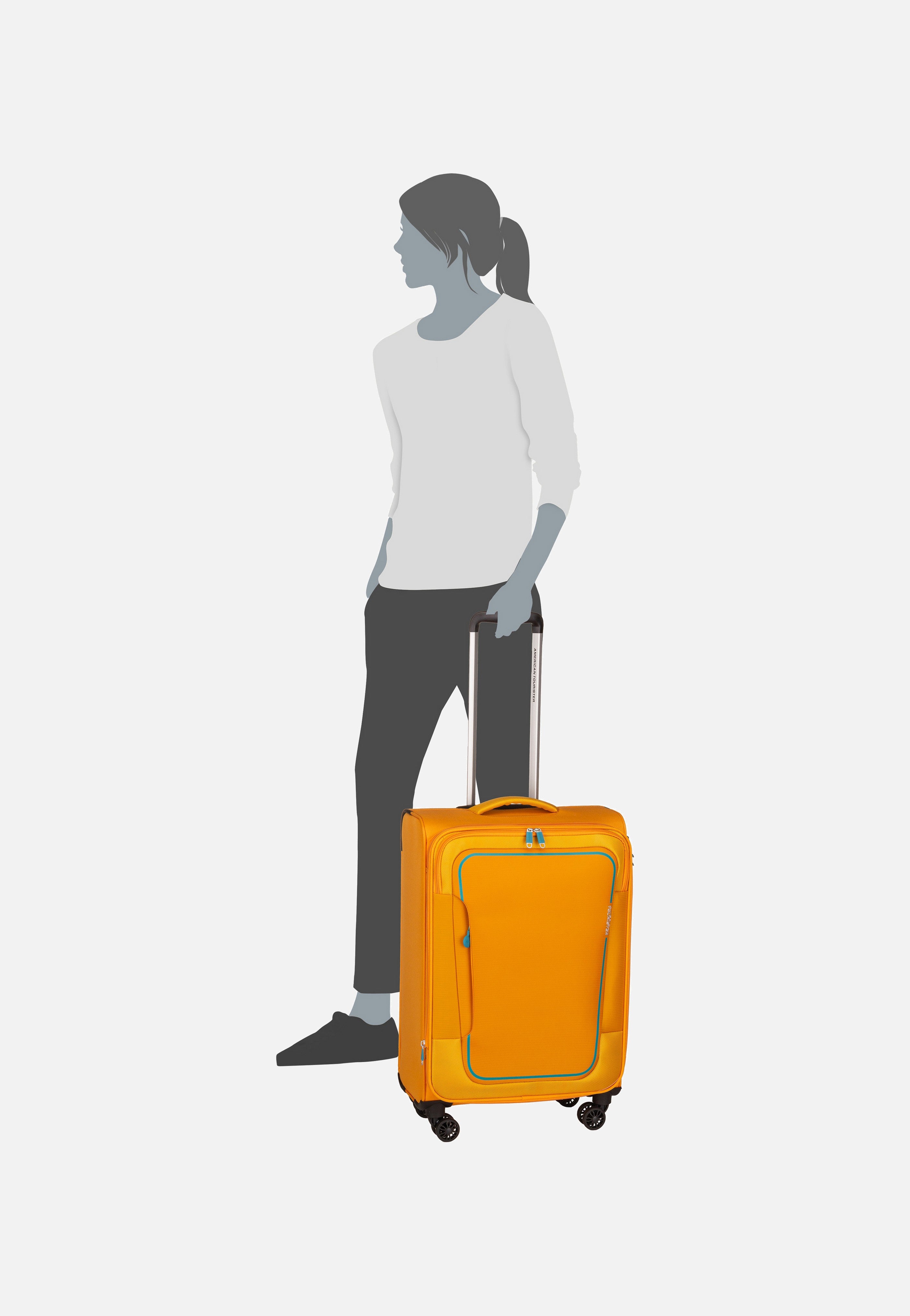 American Tourister - Pulsonic Spinner 68 EXP Sunset Yellow - Suitcase | Neutral-Image