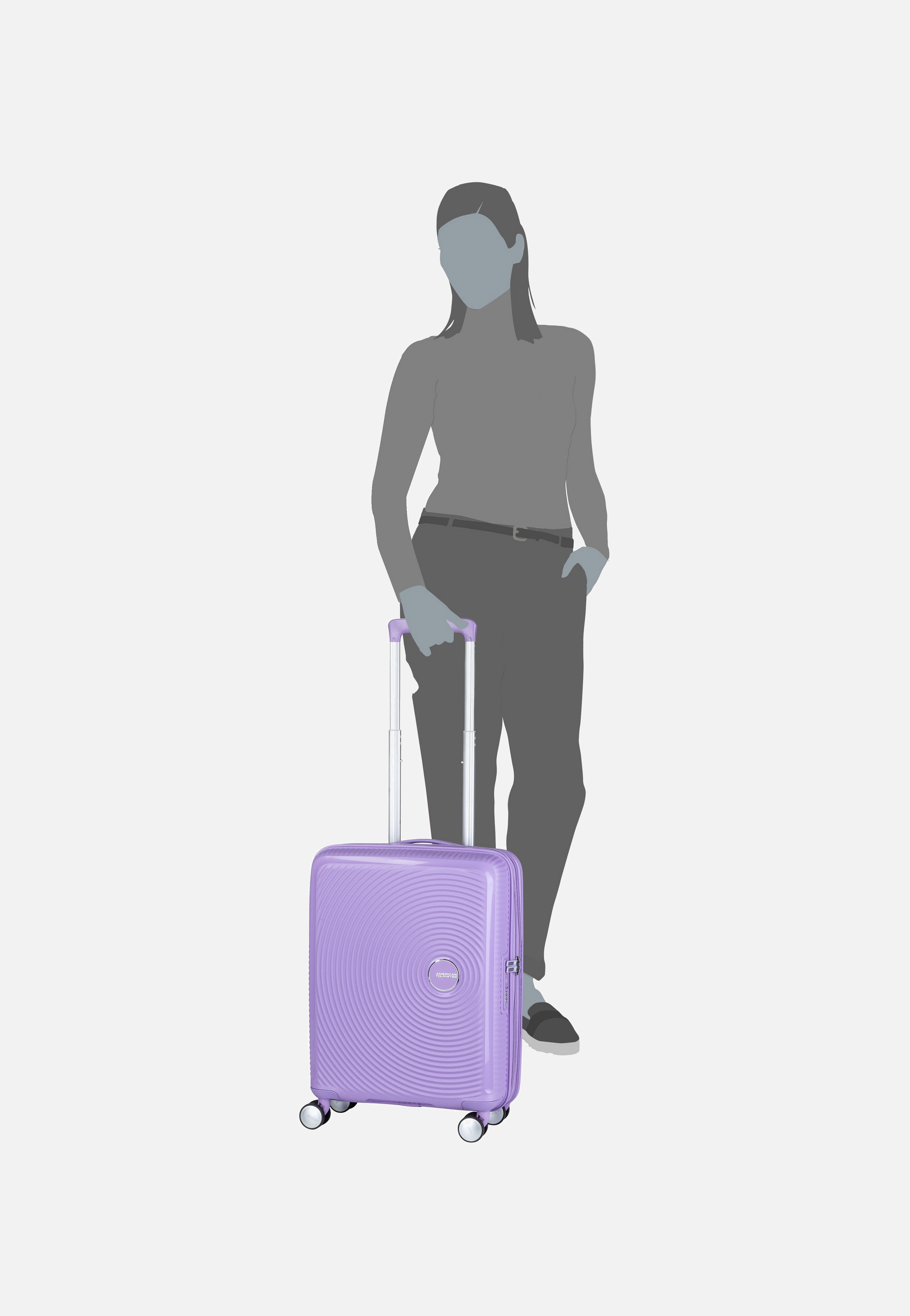 American Tourister - SoundBox Spinner 55 EXP Lavender - Suitcase | Neutral-Image