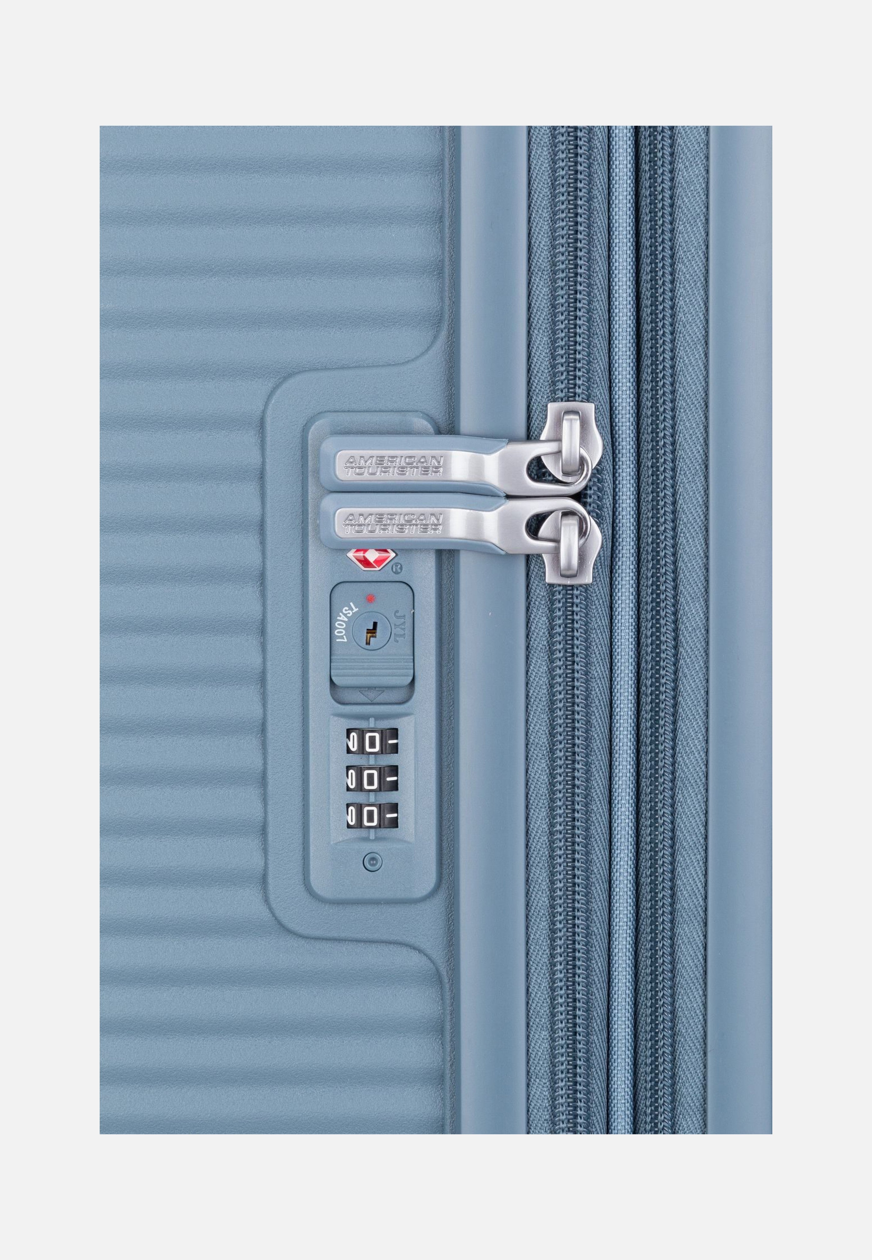American Tourister - SoundBox Spinner 67 EXP Stone Blue - Suitcase | Neutral-Image