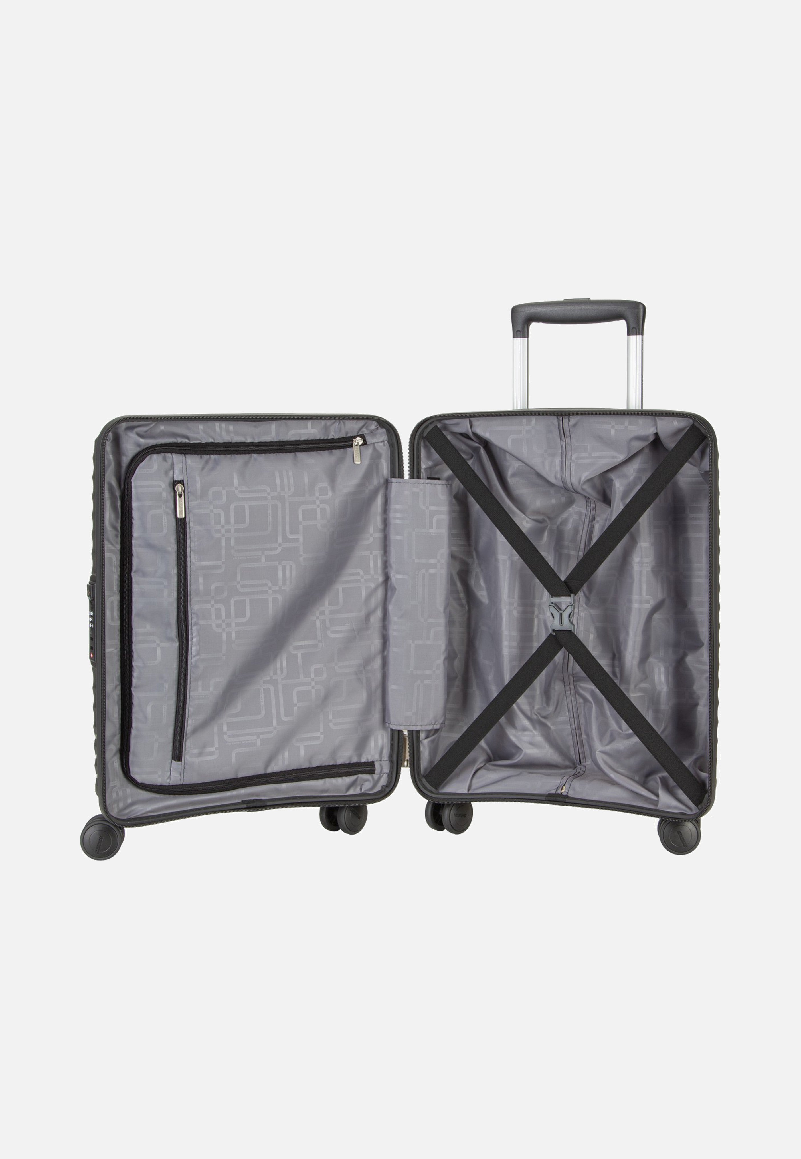 American Tourister Diablast Spinner 55/20 Black Code Suitcase