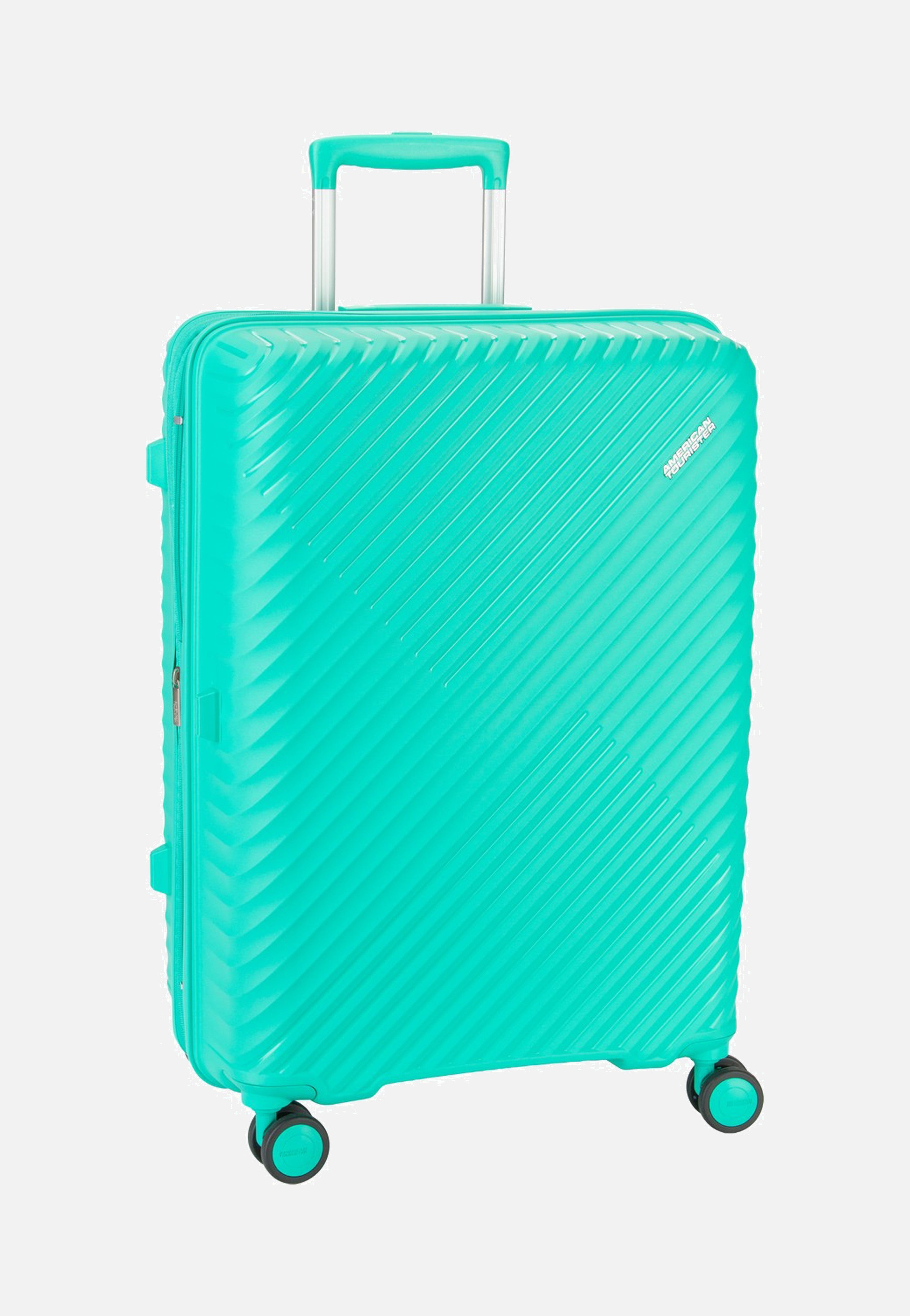American Tourister Diablast Spinner 68/25 Exp Cyber Aqua Suitcase