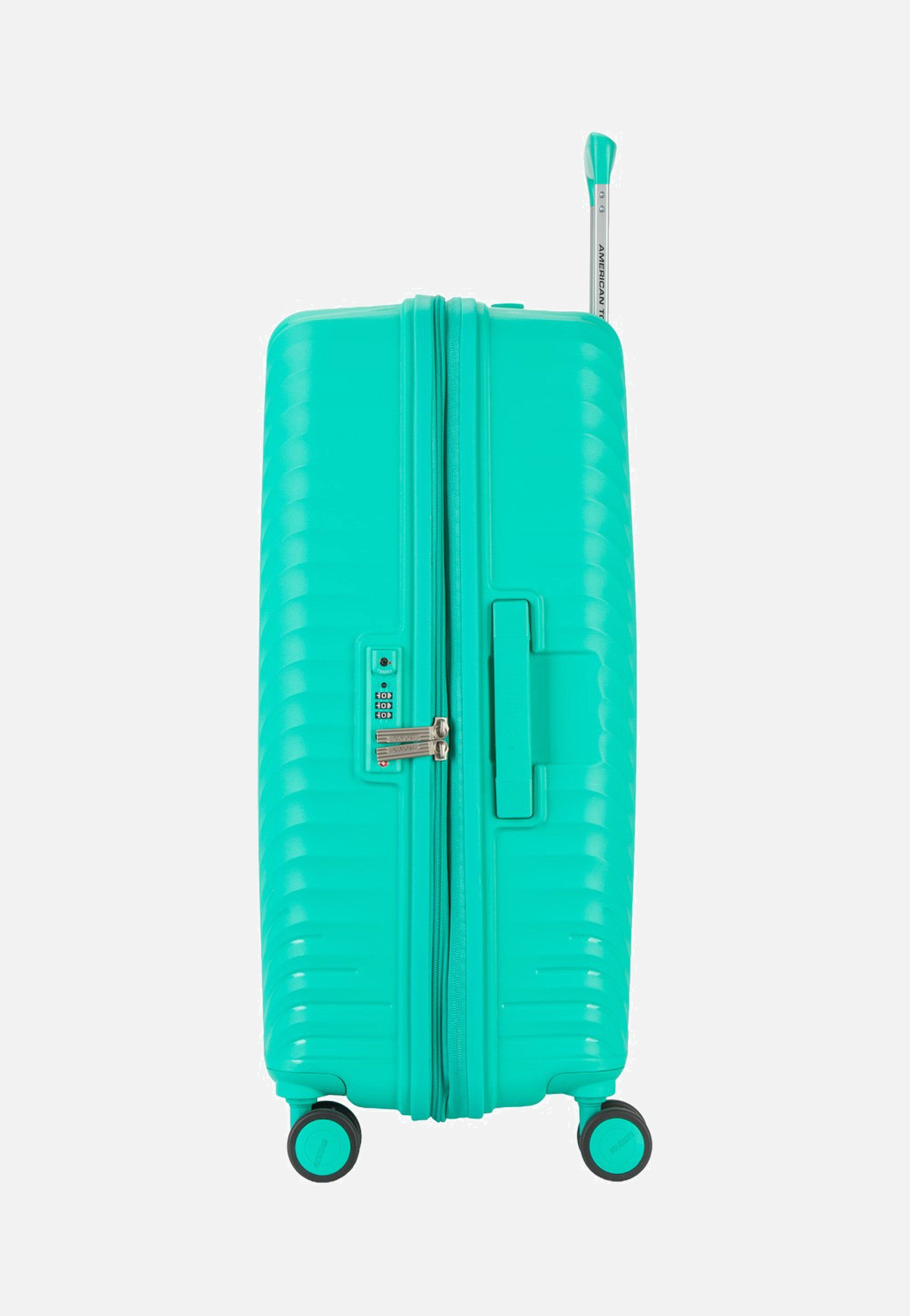 American Tourister Diablast Spinner 68/25 Exp Cyber Aqua Suitcase