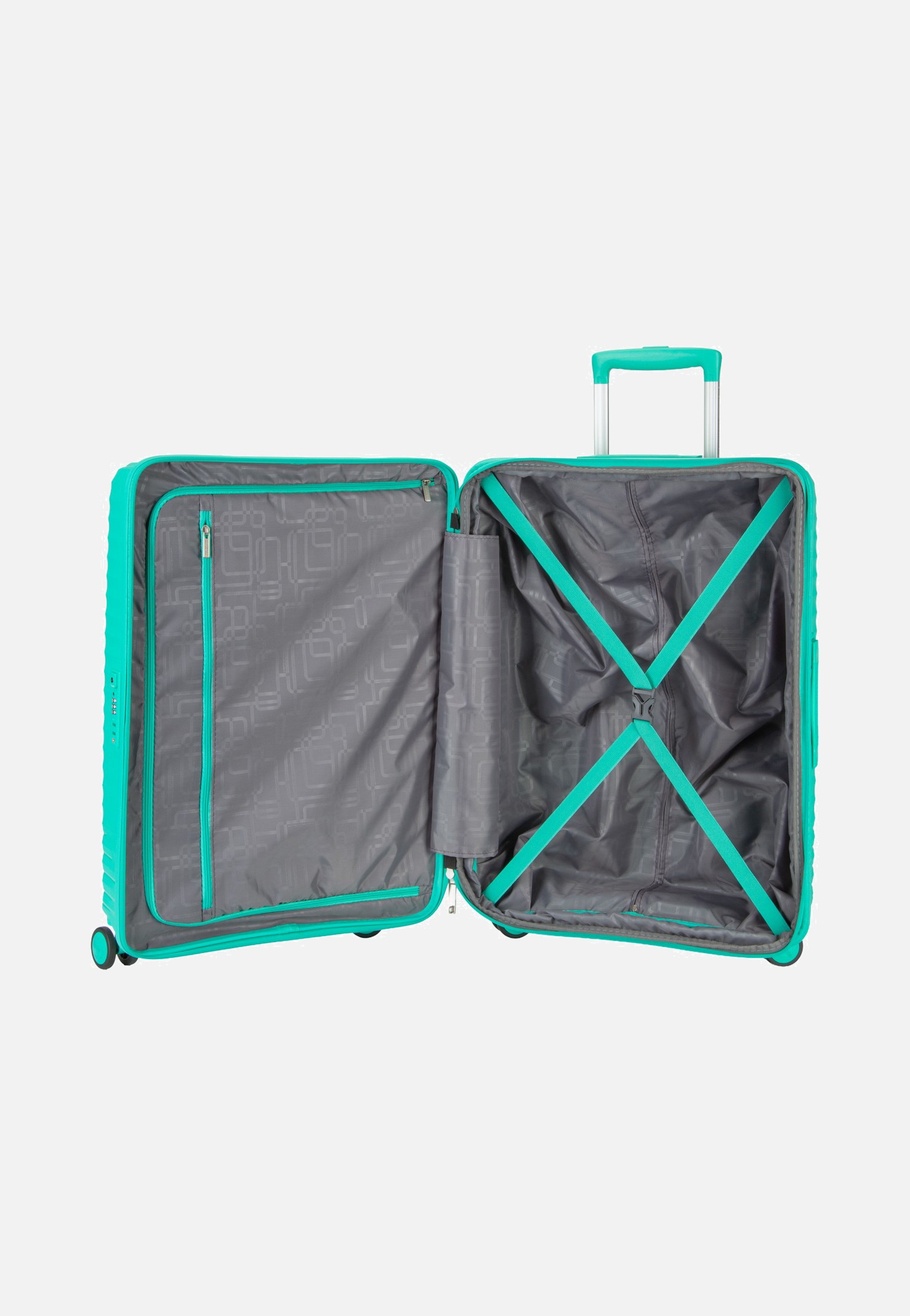 American Tourister Diablast Spinner 68/25 Exp Cyber Aqua Suitcase