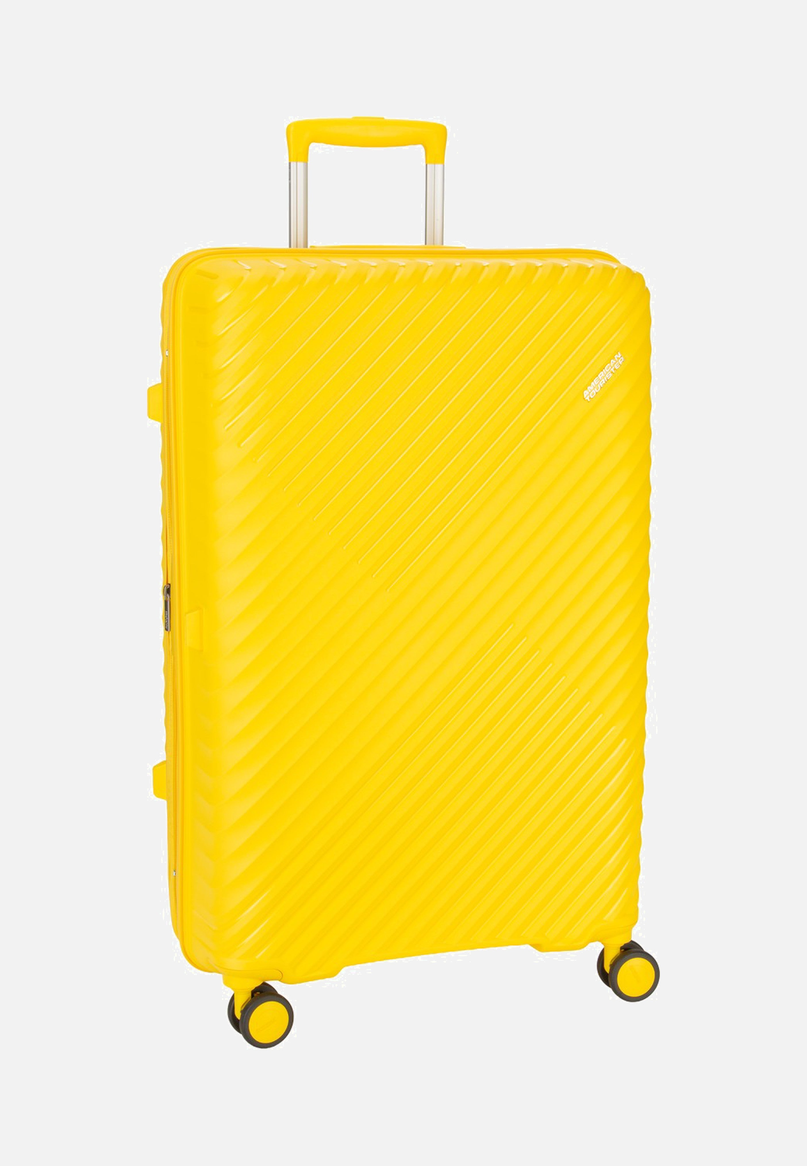 American Tourister Diablast Spinner 77/28 Exp Digital Yellow Suitcase