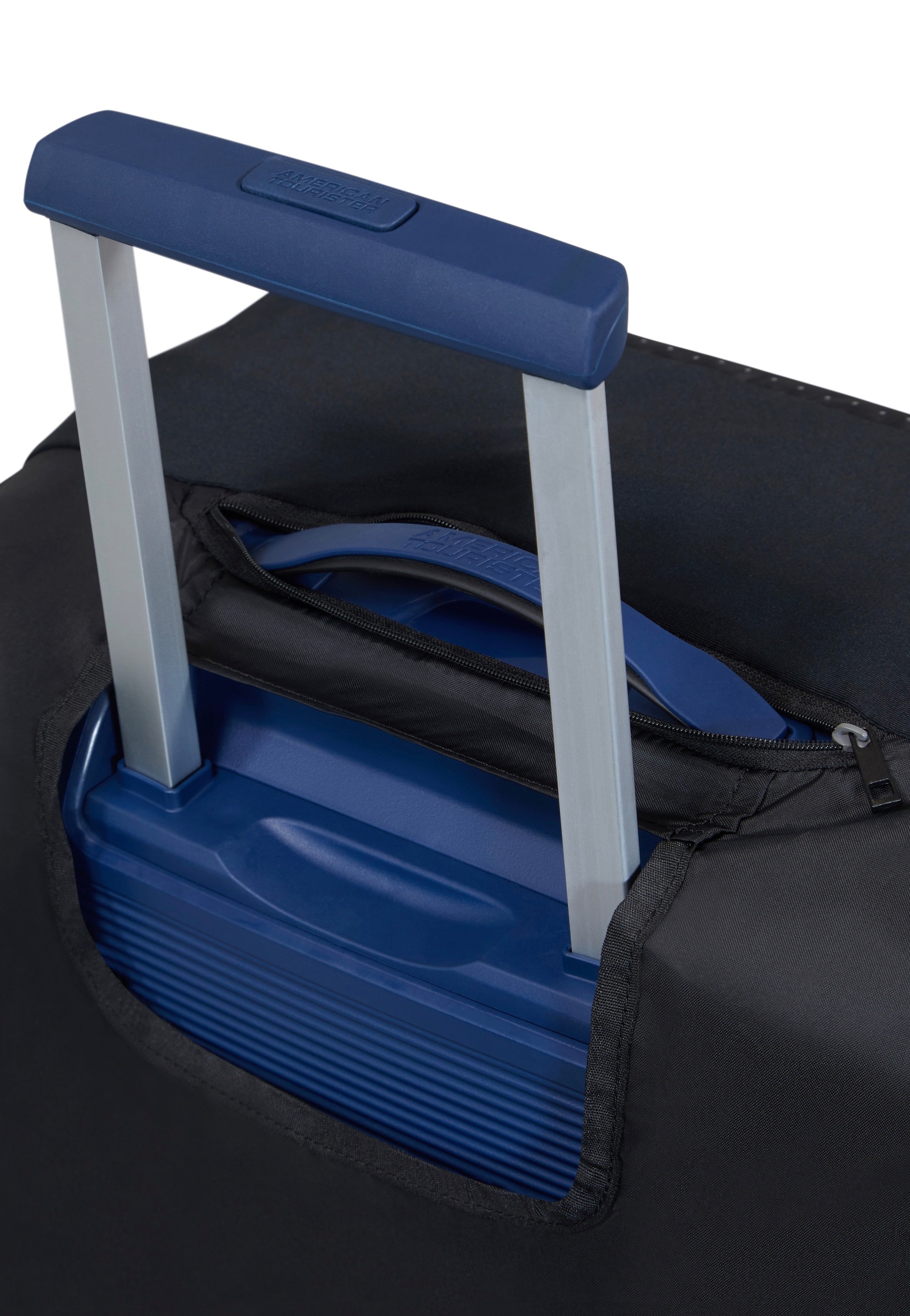 American Tourister Foldable L Black/Grey Luggage Cover