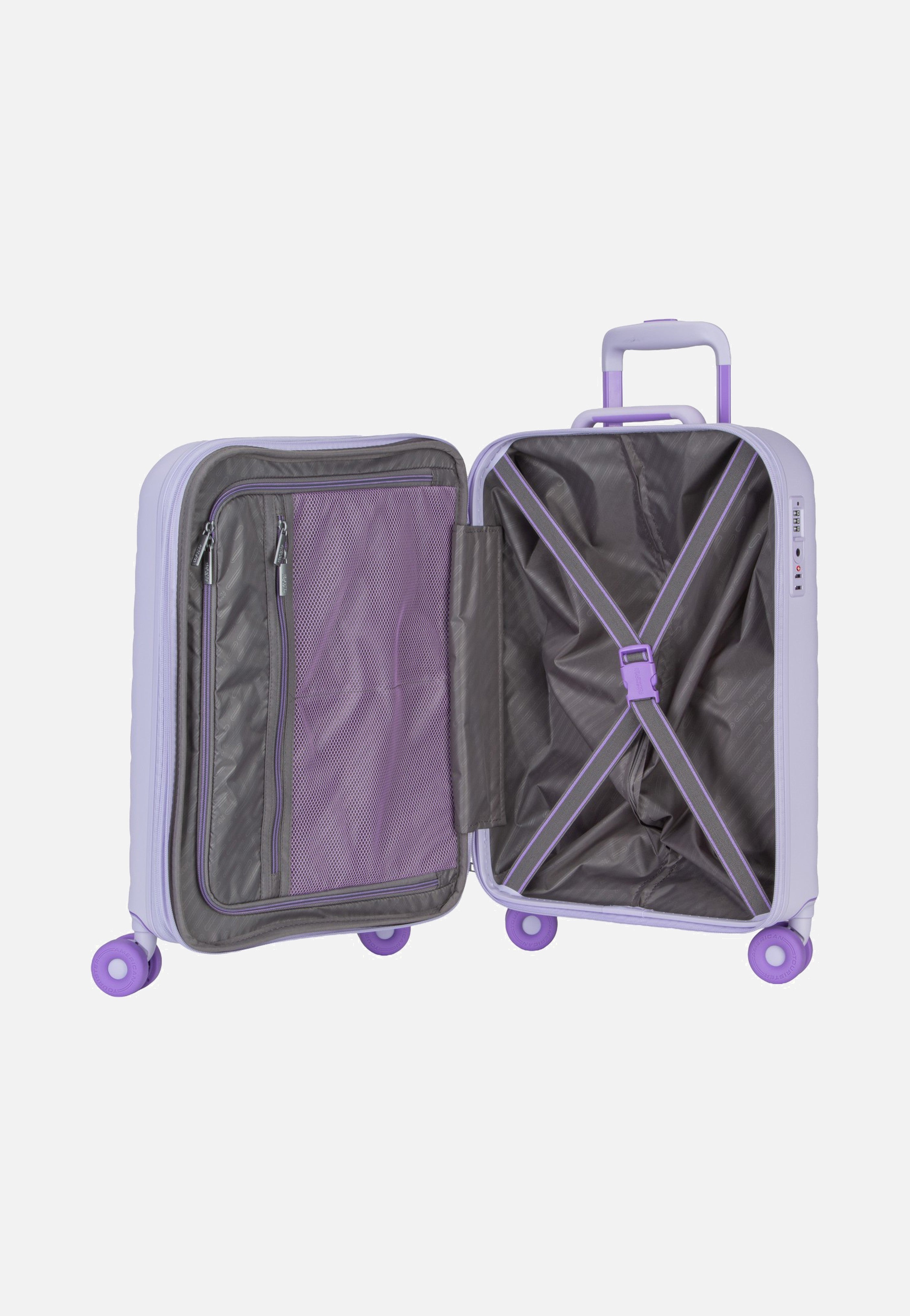 American Tourister Neovibe Spinner 55/20 Exp Fresh Lilac Suitcase