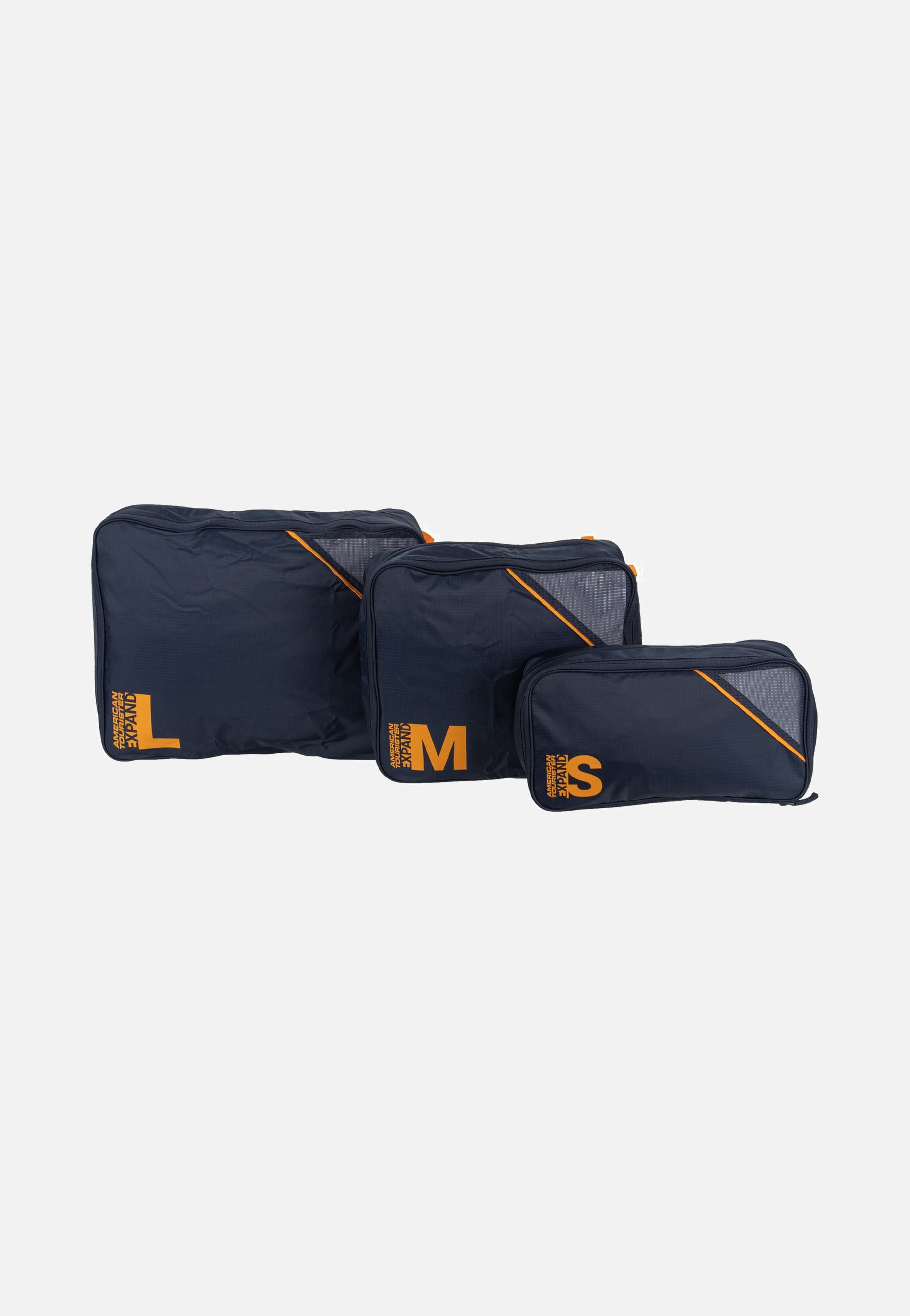 American Tourister Packing Cubes S/M/L Navy/Orange Packing Cubes