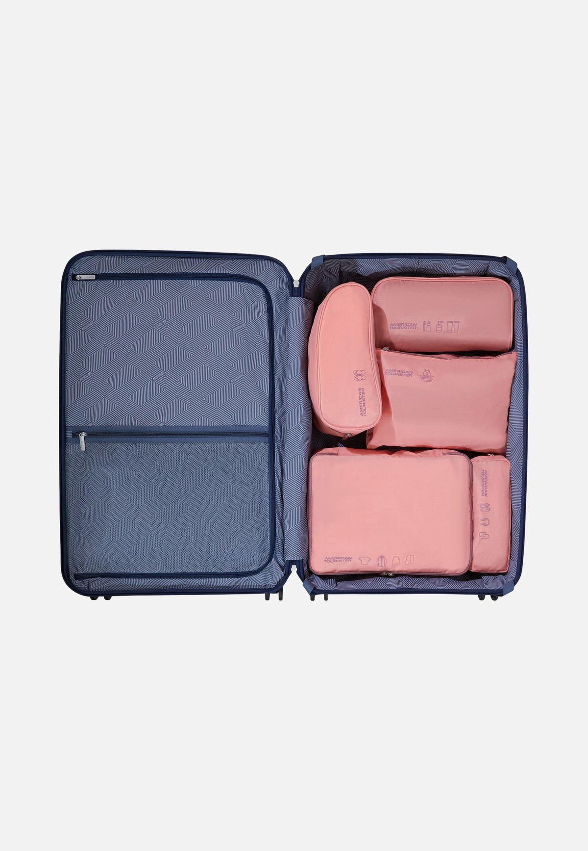 American Tourister Packing Organizers 5Pcs Pink/Mauve Packing Organizers