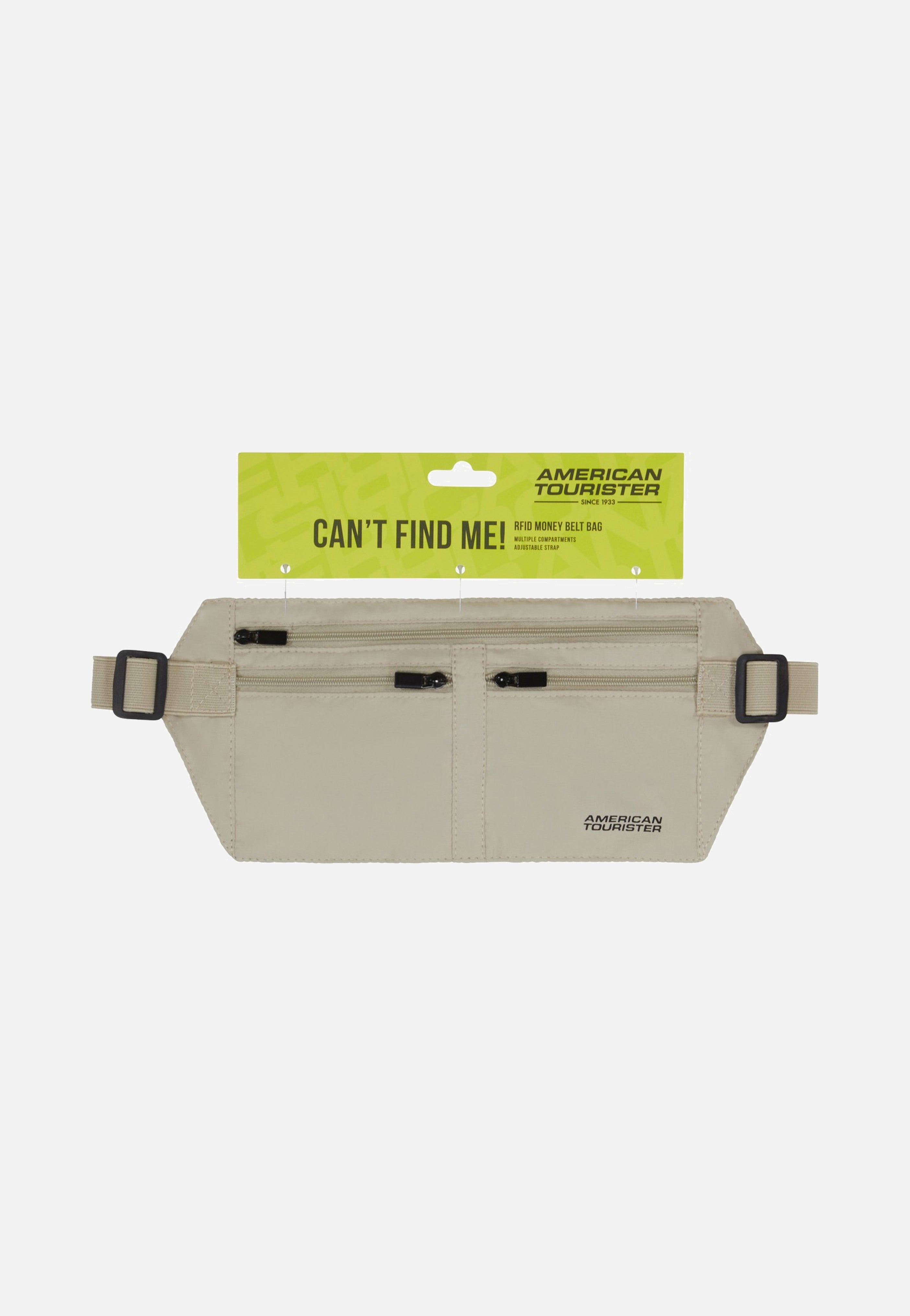 American Tourister RFID Money Belt Bag Sand Accessories