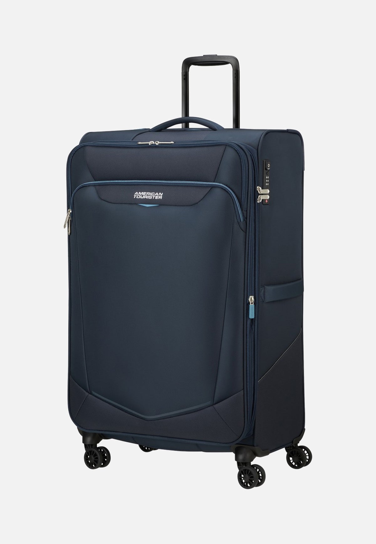 American Tourister Summerride Spinner L Exp TSA Navy Maleta
