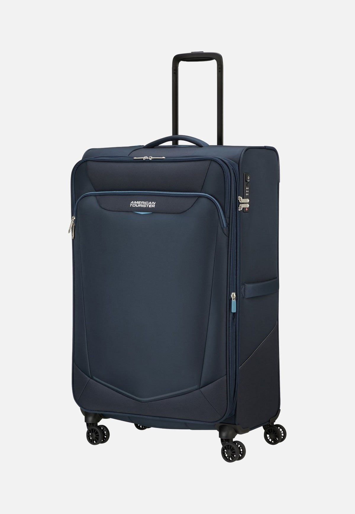 American Tourister Summerride Spinner L Exp TSA Navy Maleta