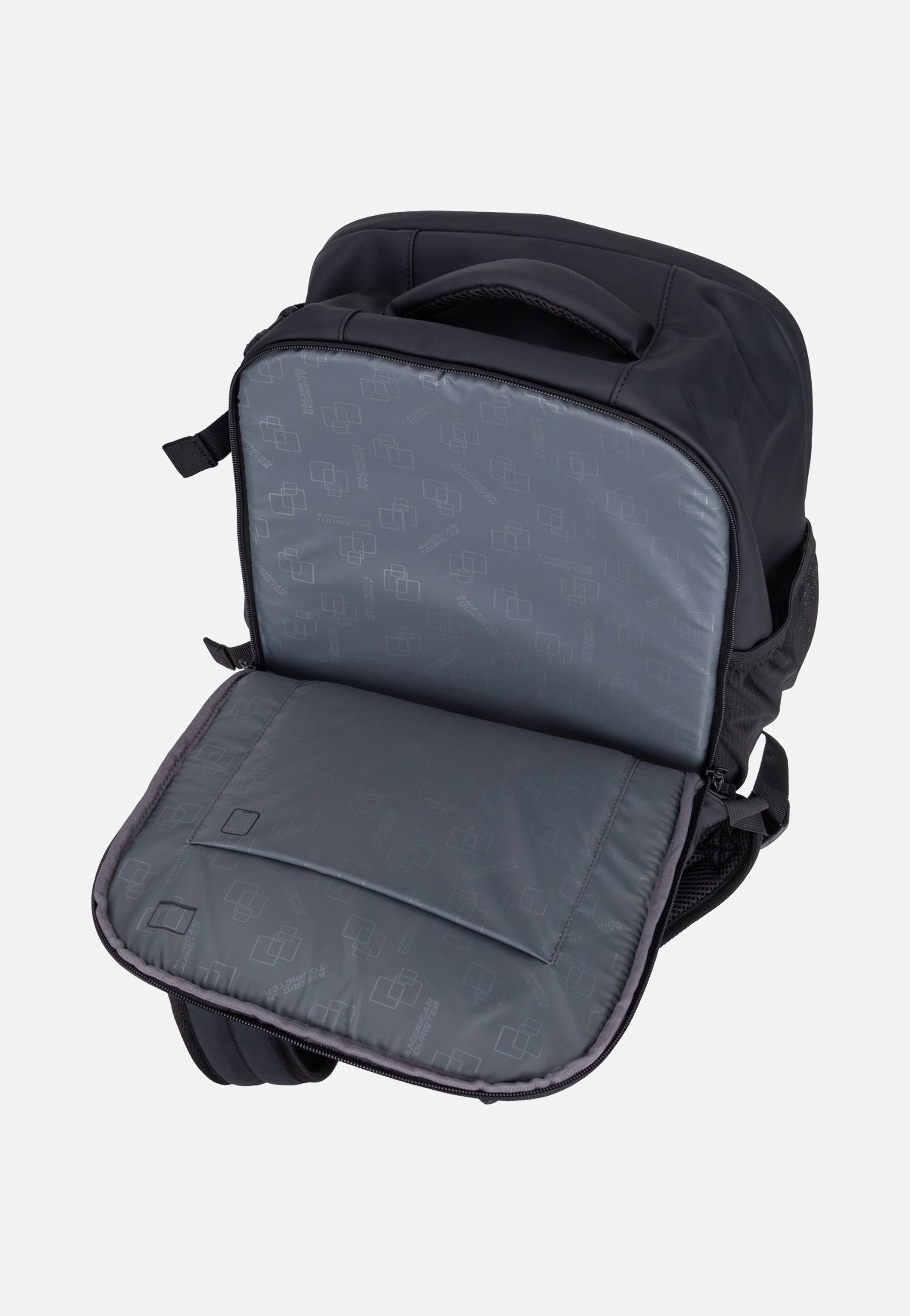 American Tourister Take2Cabin Casual Ms Mono Black Backpack