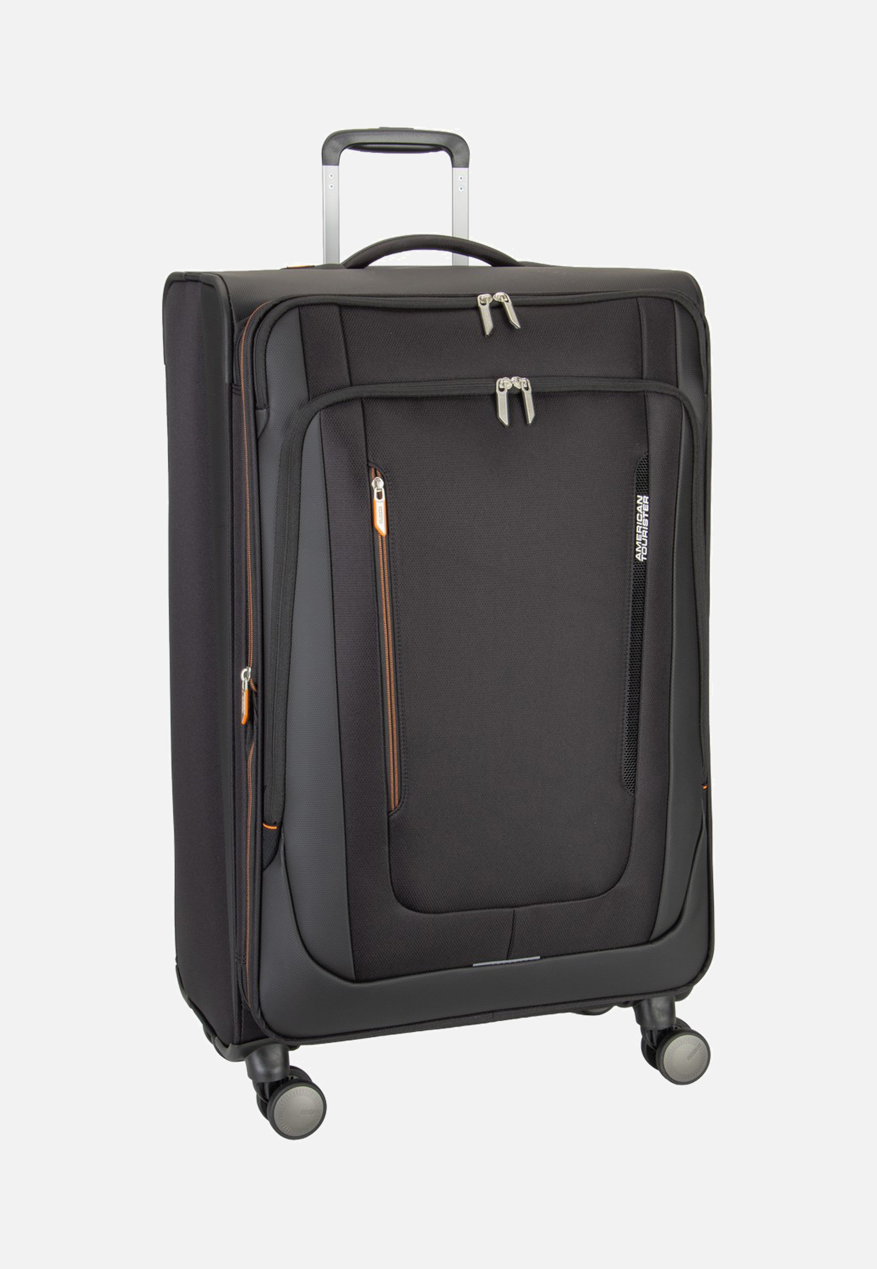 American Tourister Wanderlite Spinner L Exp Shadow Black Suitcase