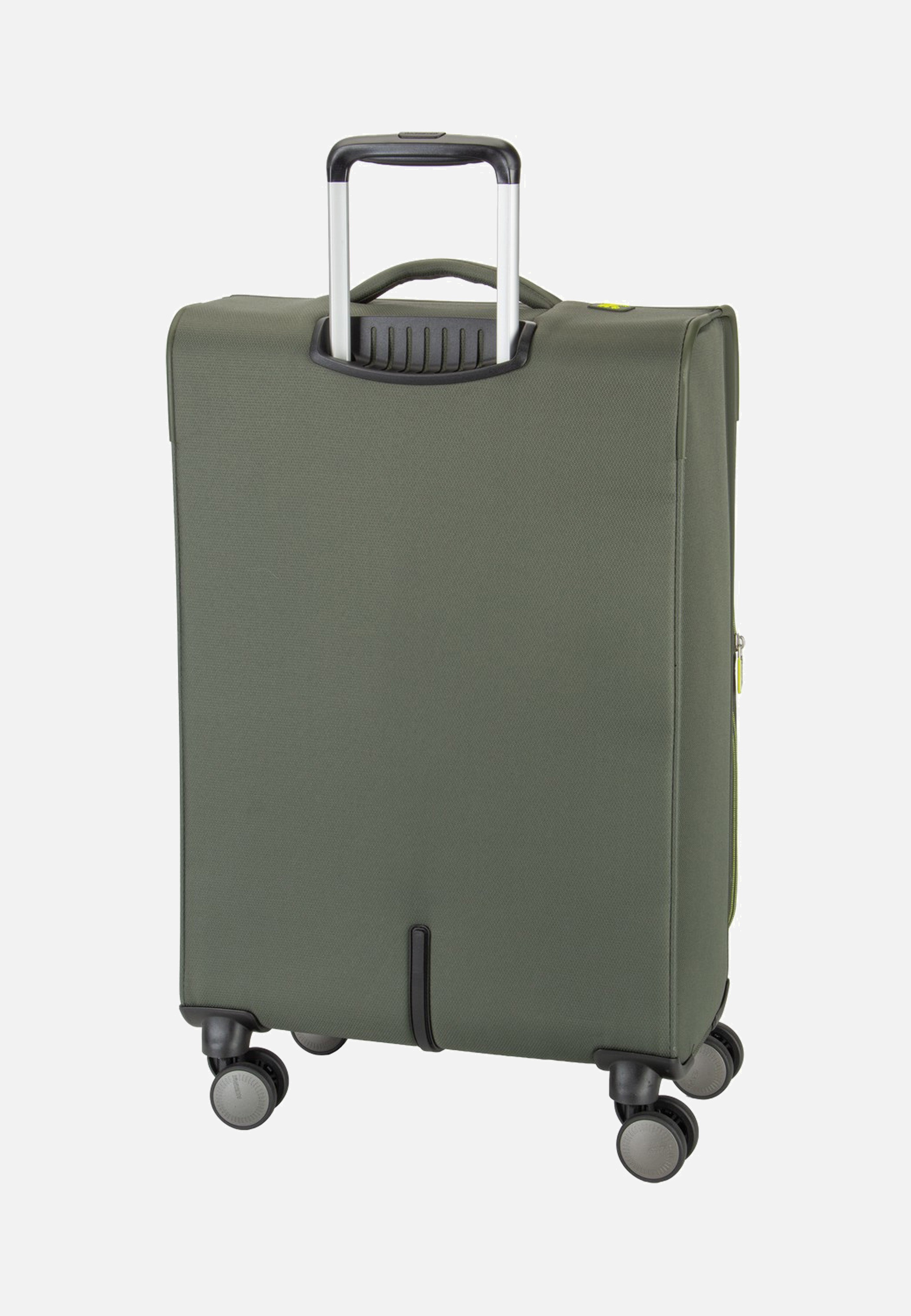 American Tourister Wanderlite Spinner M Exp Dark Khaki Suitcase